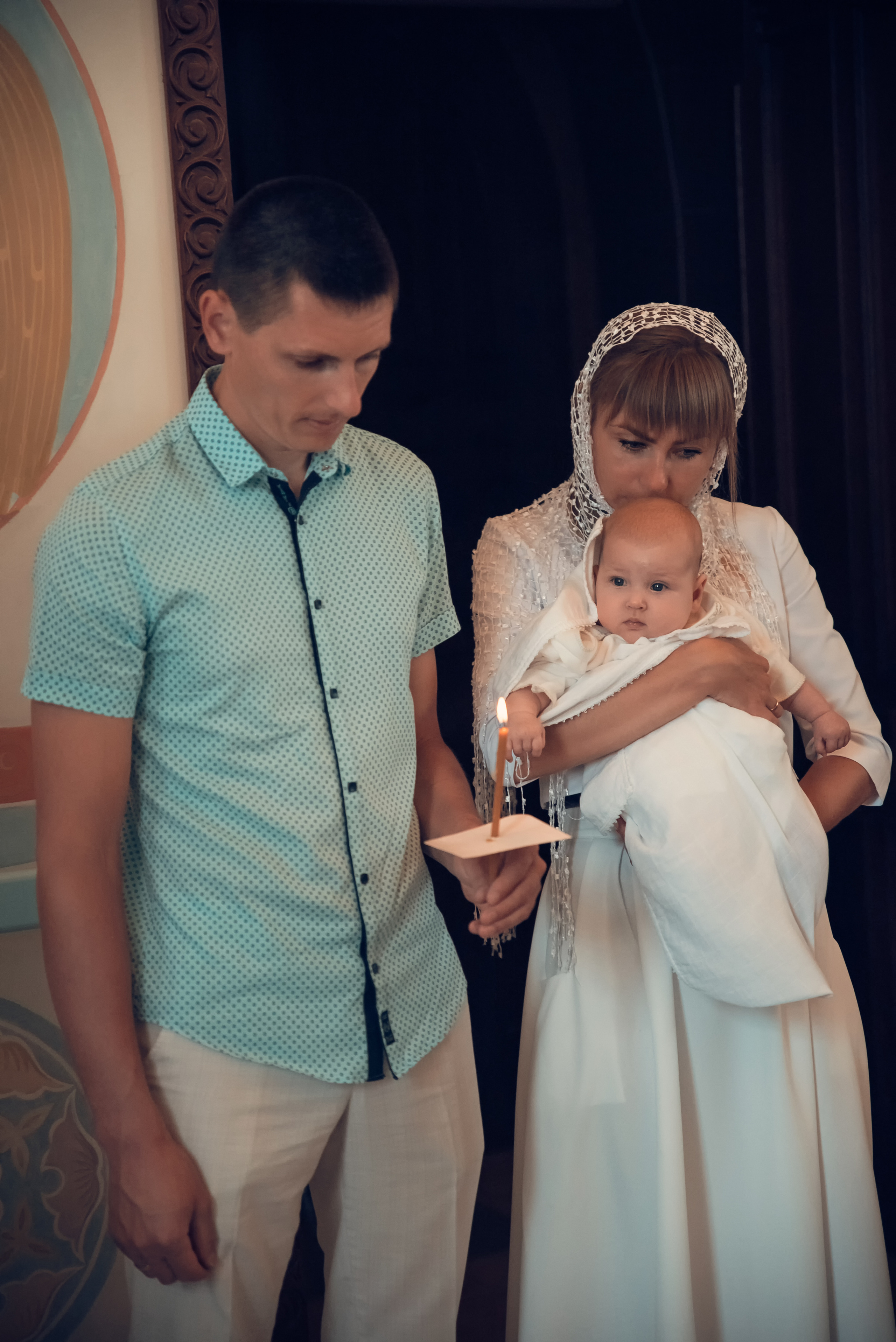 Таинство Крещения Крестовоздвиженский храм. Семейный фотограф Олеся Батурина Рязань