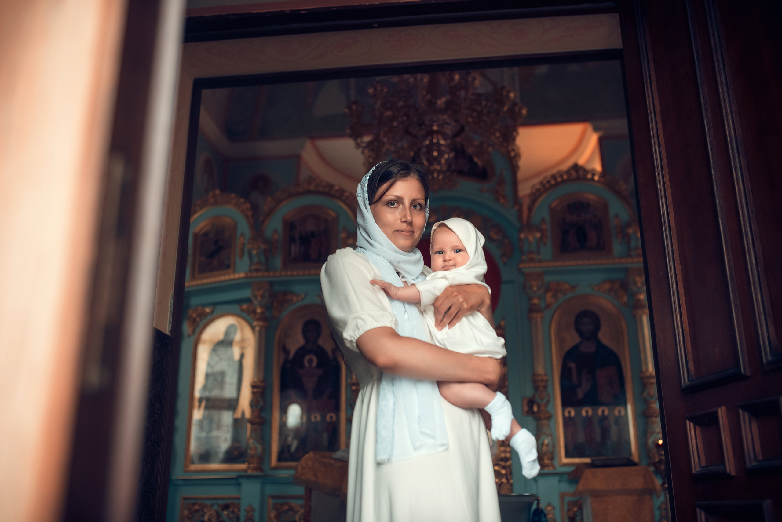 Таинство Крещения Крестовоздвиженский храм. Семейный фотограф Олеся Батурина Рязань