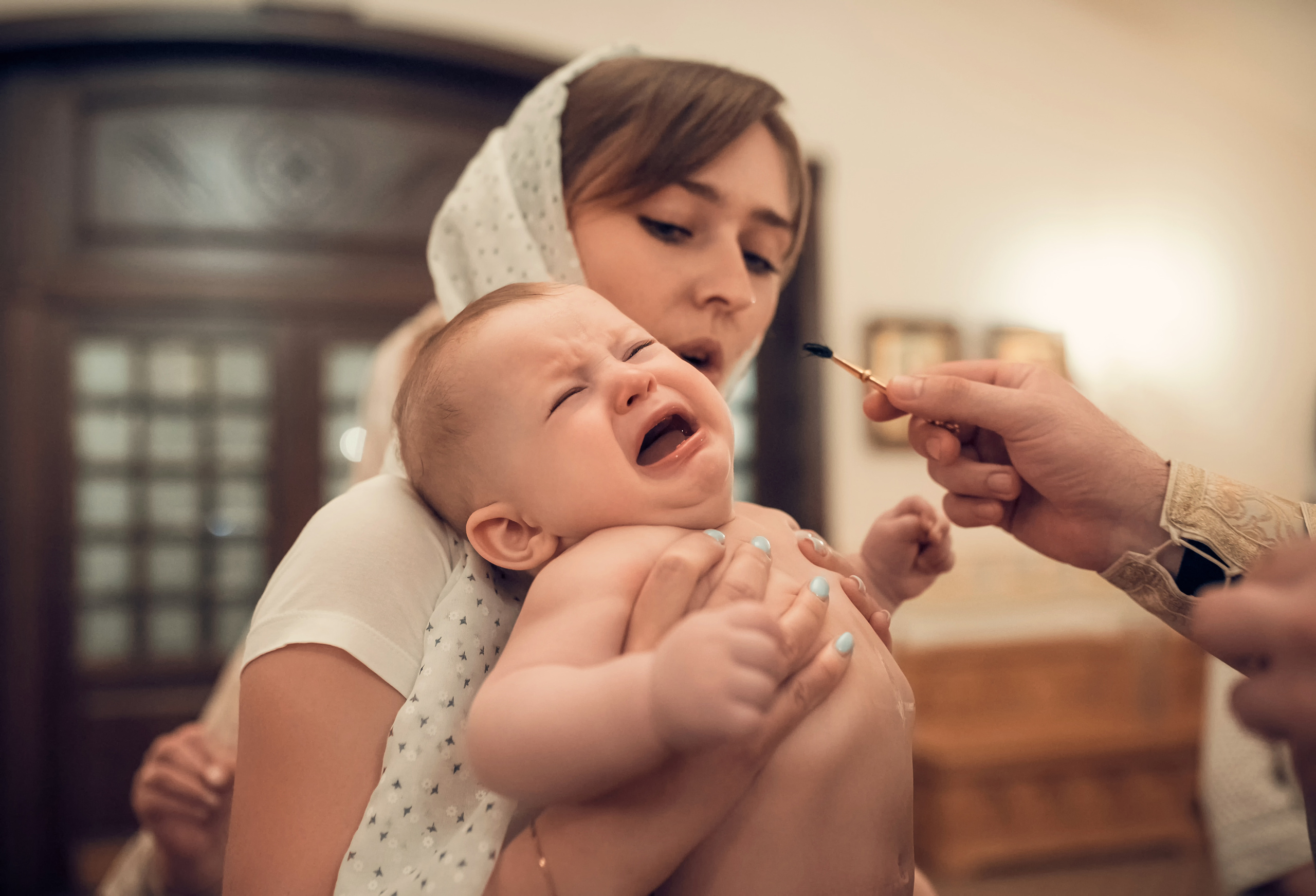 Таинство Крещения Храм Сретения Господня. Семейный фотограф Олеся Батурина Рязань