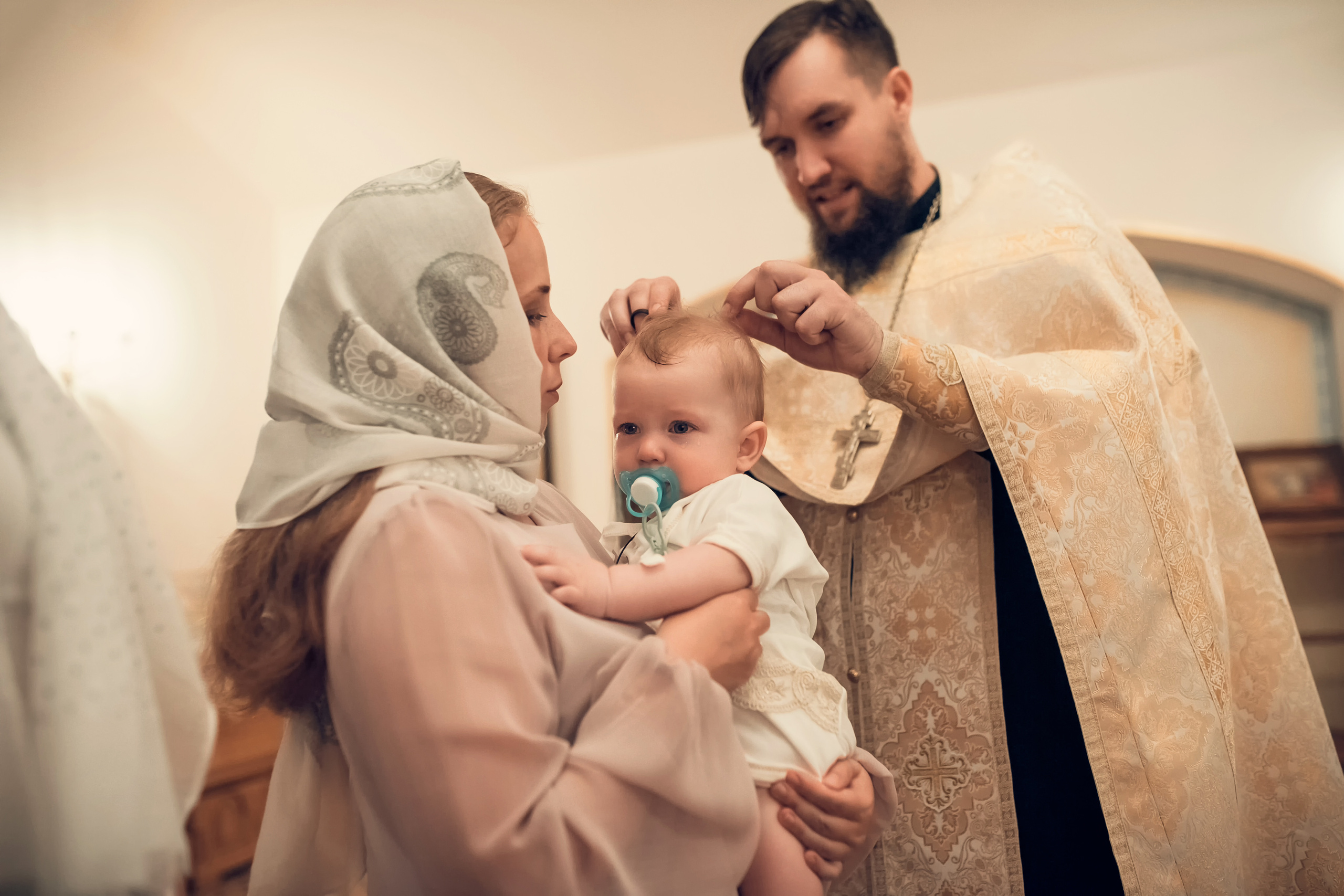 Таинство Крещения Храм Сретения Господня. Семейный фотограф Олеся Батурина Рязань