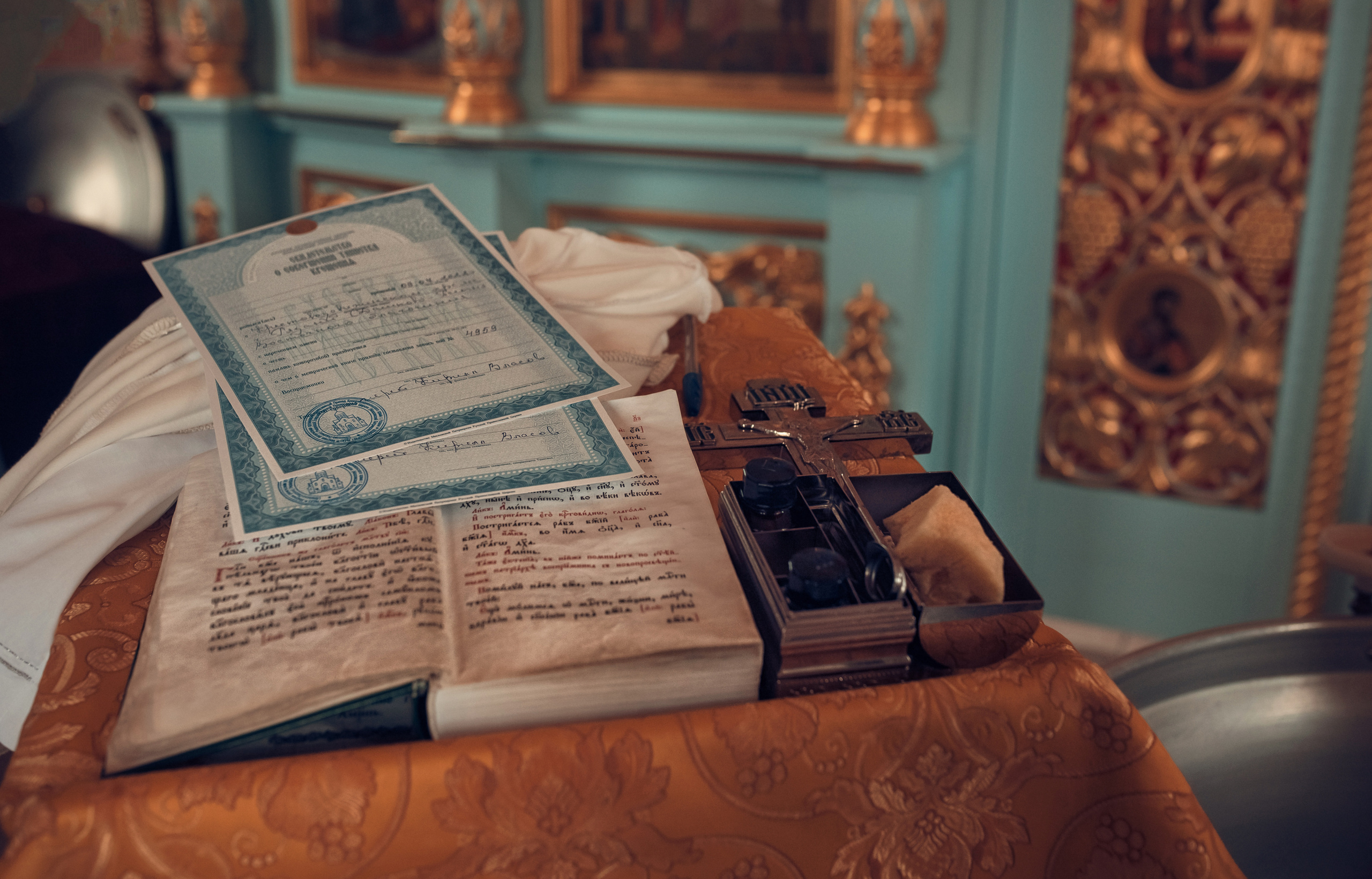 Таинство Крещения Крестовоздвиженский храм. Семейный фотограф Олеся Батурина Рязань