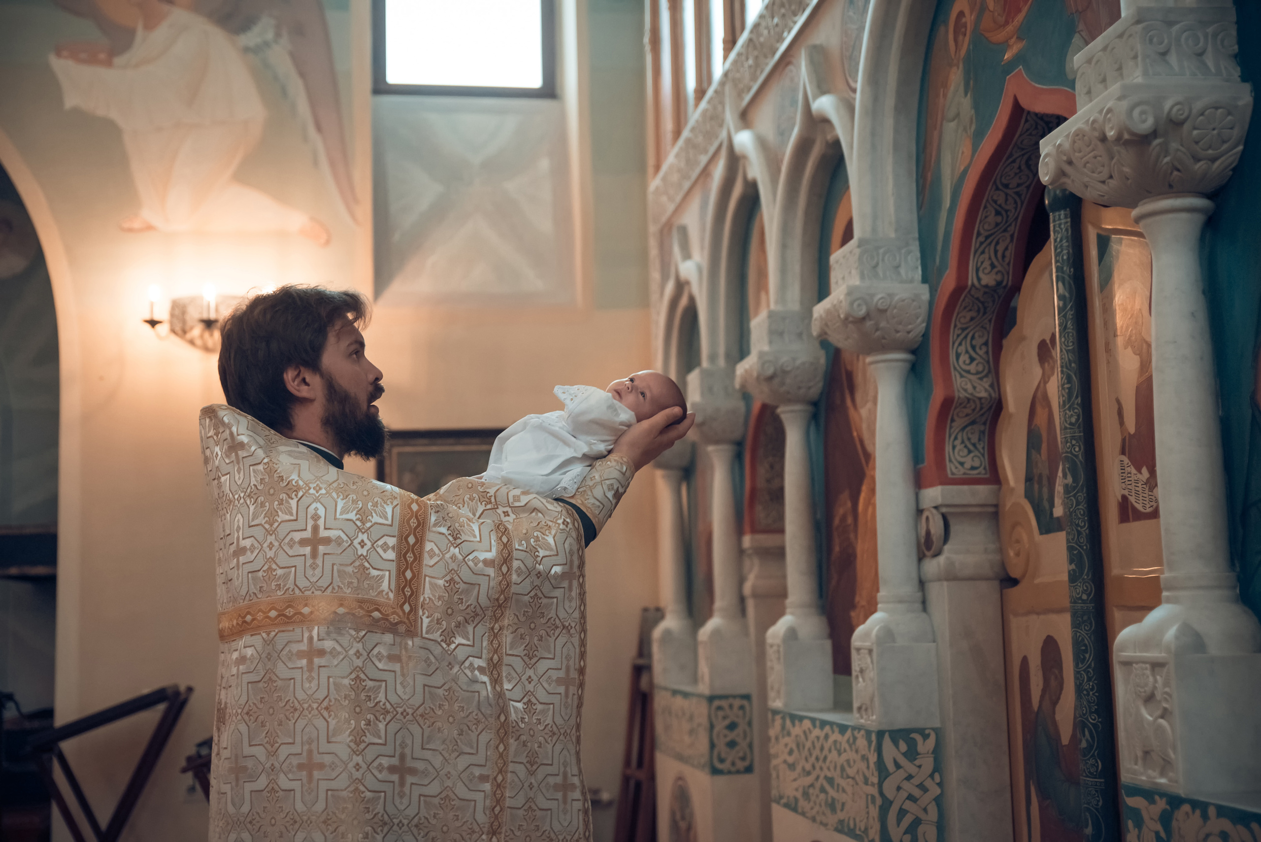 Таинство Крещения Церковь иконы Божией Матери Всецарица. Семейный фотограф Олеся Батурина Рязань