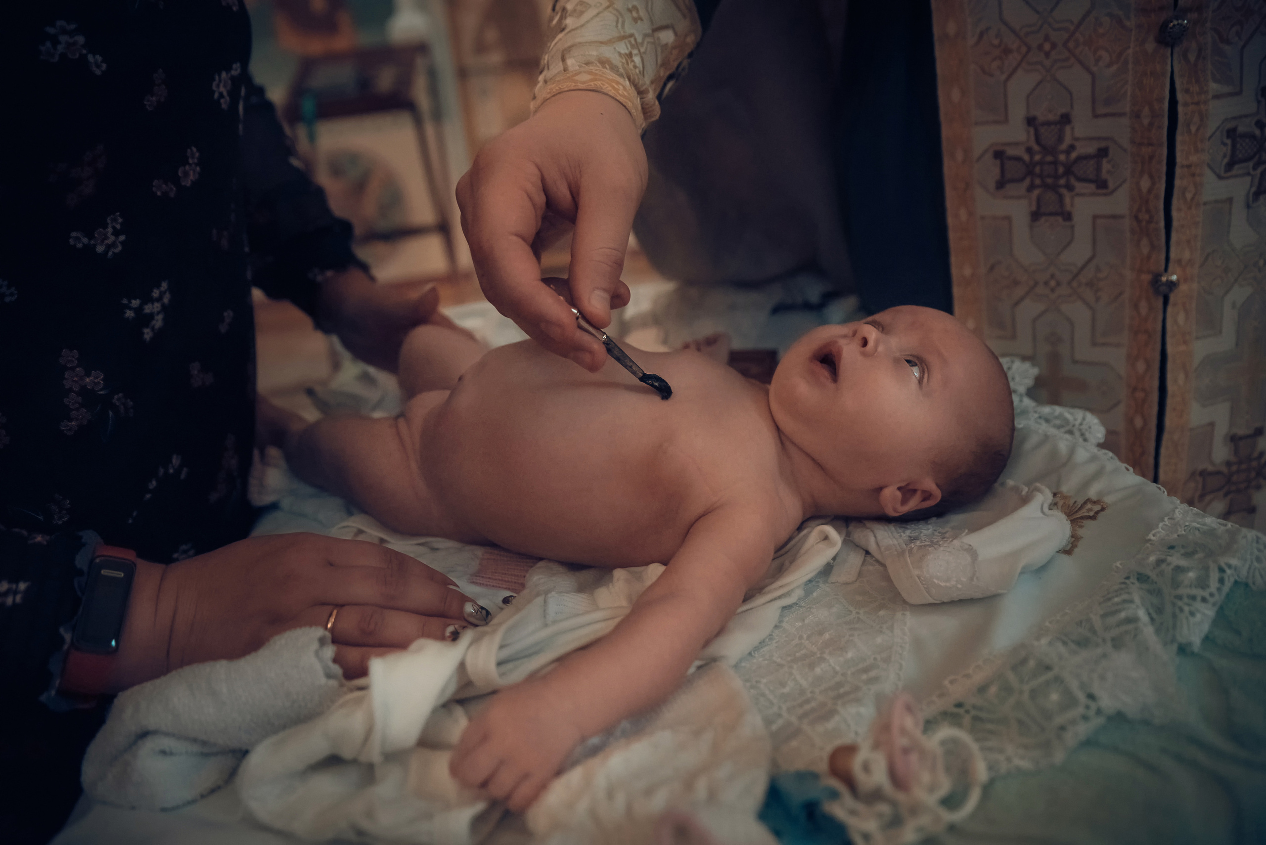 Таинство Крещения Церковь иконы Божией Матери Всецарица. Семейный фотограф Олеся Батурина Рязань