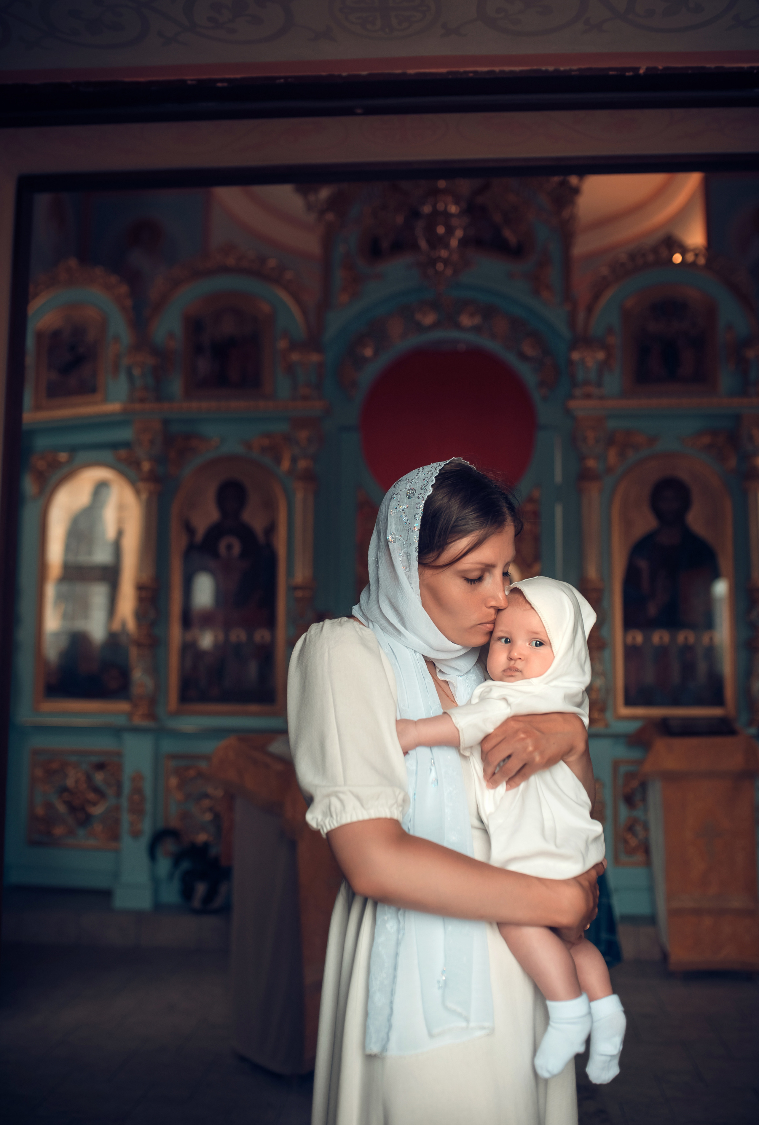 Таинство Крещения Крестовоздвиженский храм. Семейный фотограф Олеся Батурина Рязань