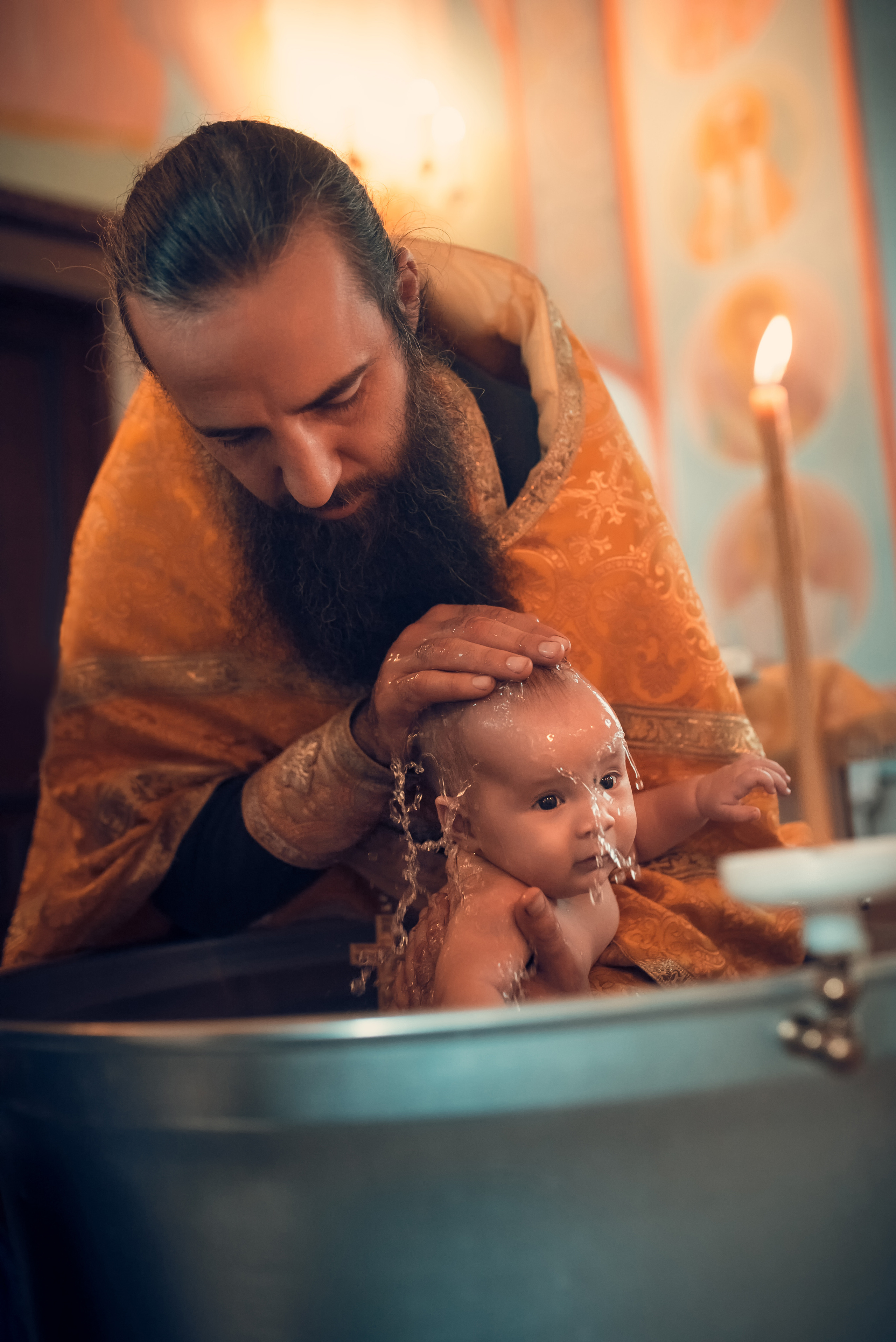 Таинство Крещения Крестовоздвиженский храм. Семейный фотограф Олеся Батурина Рязань