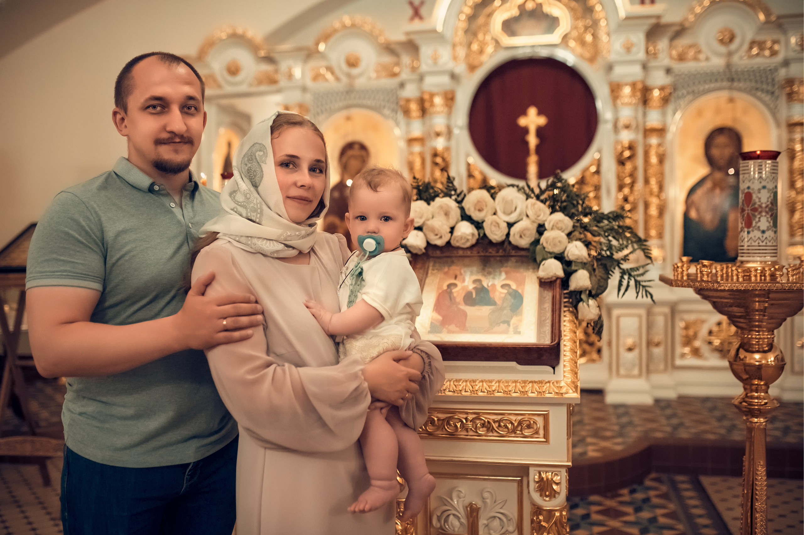 Таинство Крещения Храм Сретения Господня. Семейный фотограф Олеся Батурина Рязань