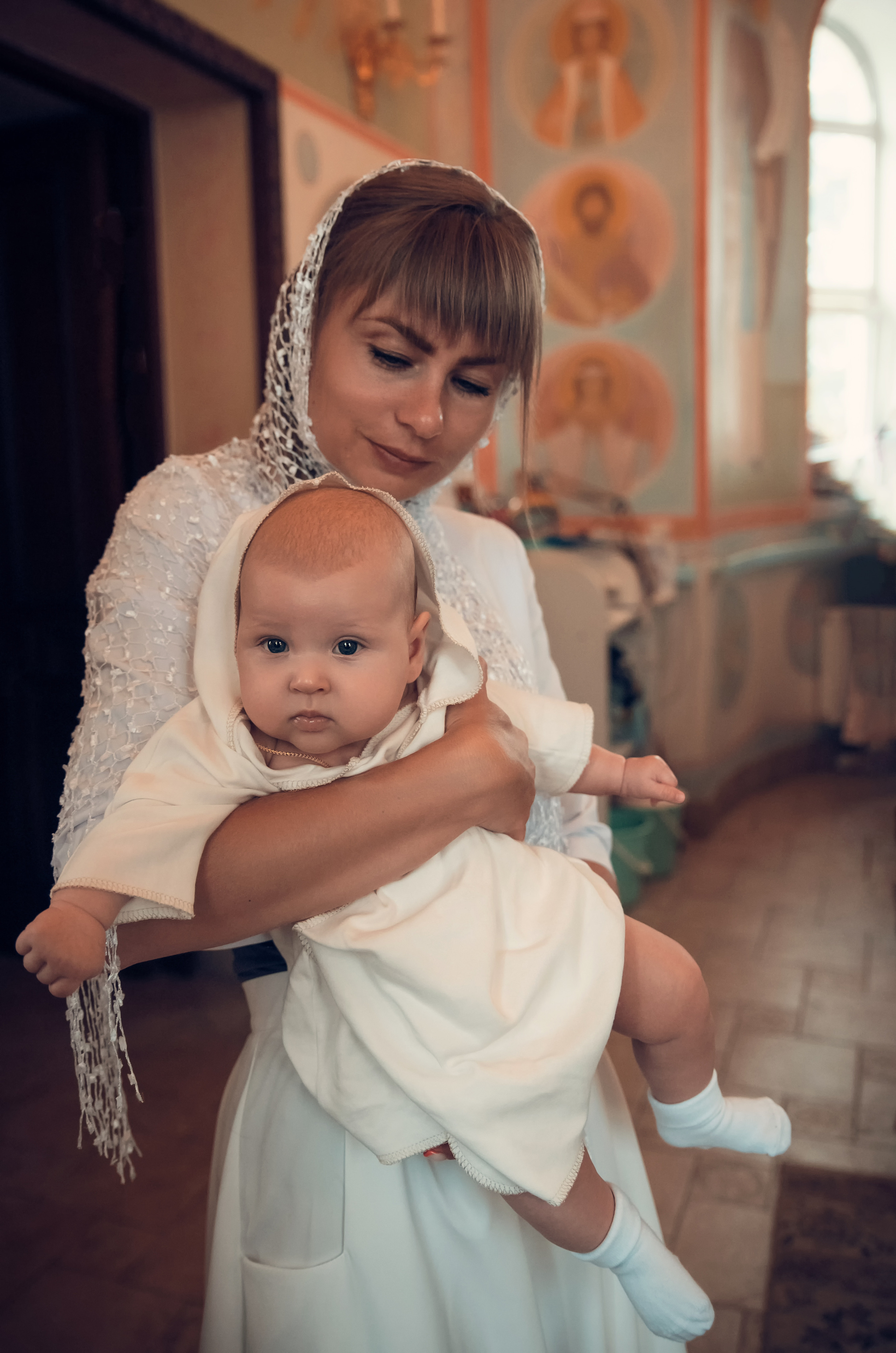 Таинство Крещения Крестовоздвиженский храм. Семейный фотограф Олеся Батурина Рязань