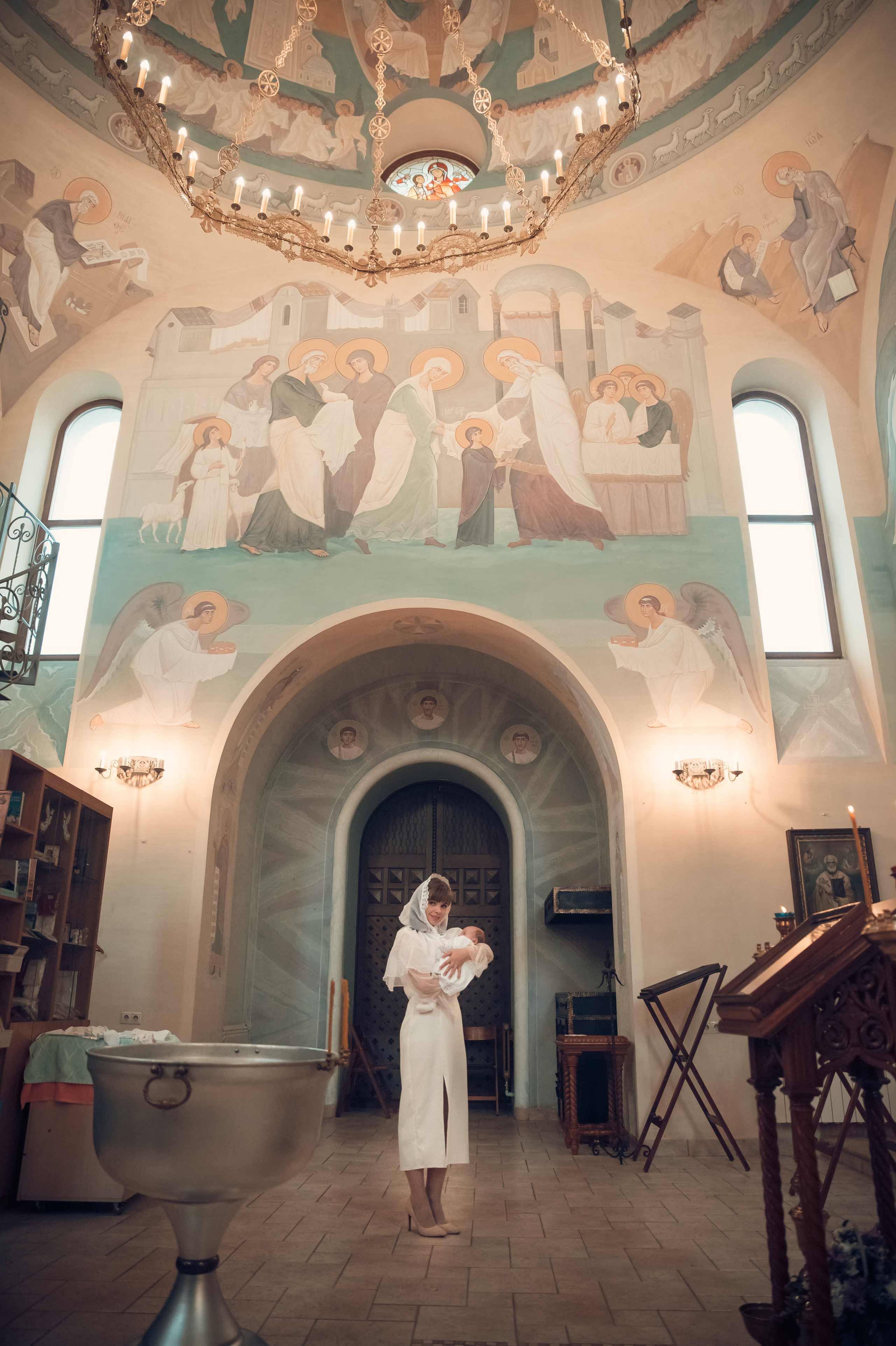 Таинство Крещения Церковь иконы Божией Матери Всецарица. Семейный фотограф Олеся Батурина Рязань