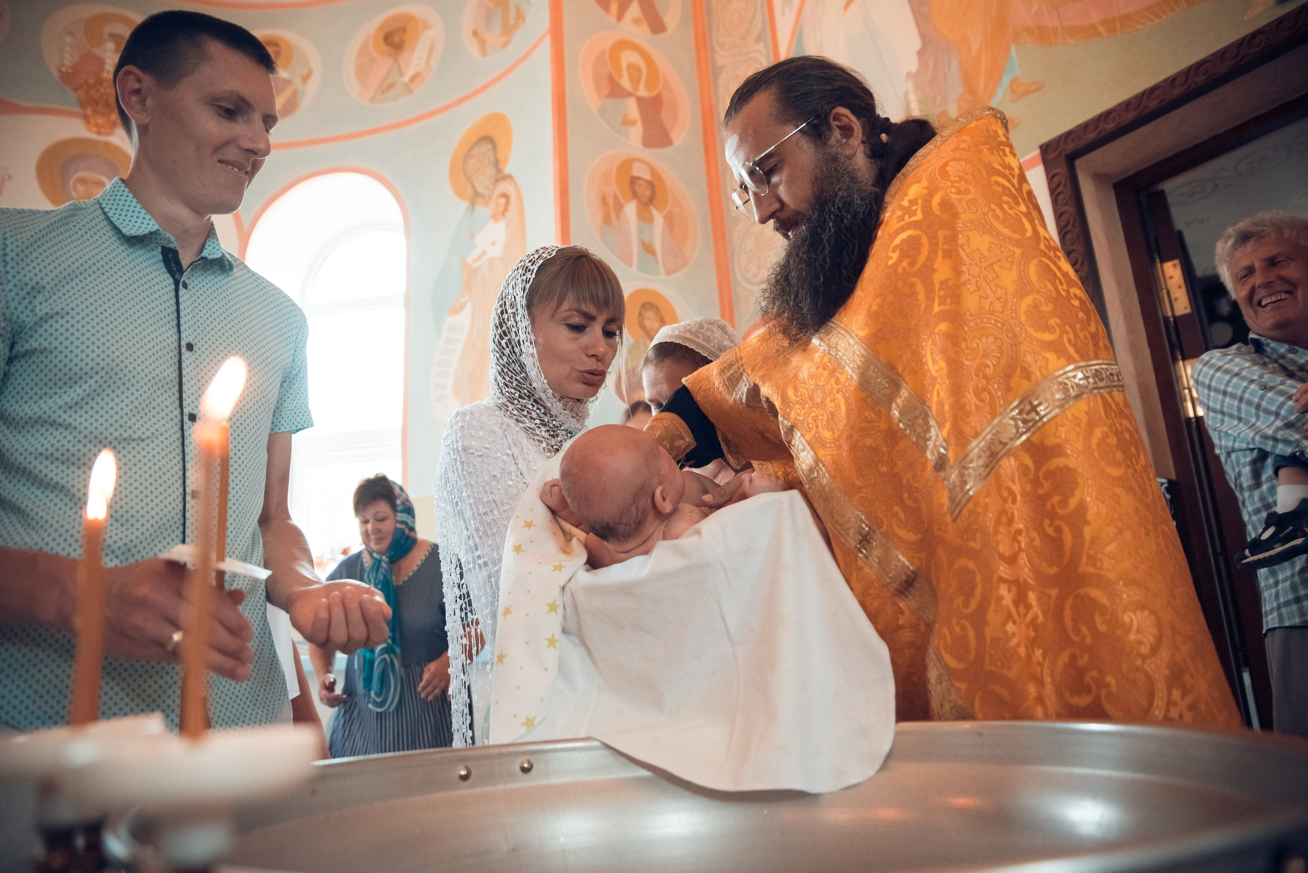 Таинство Крещения Крестовоздвиженский храм. Семейный фотограф Олеся Батурина Рязань