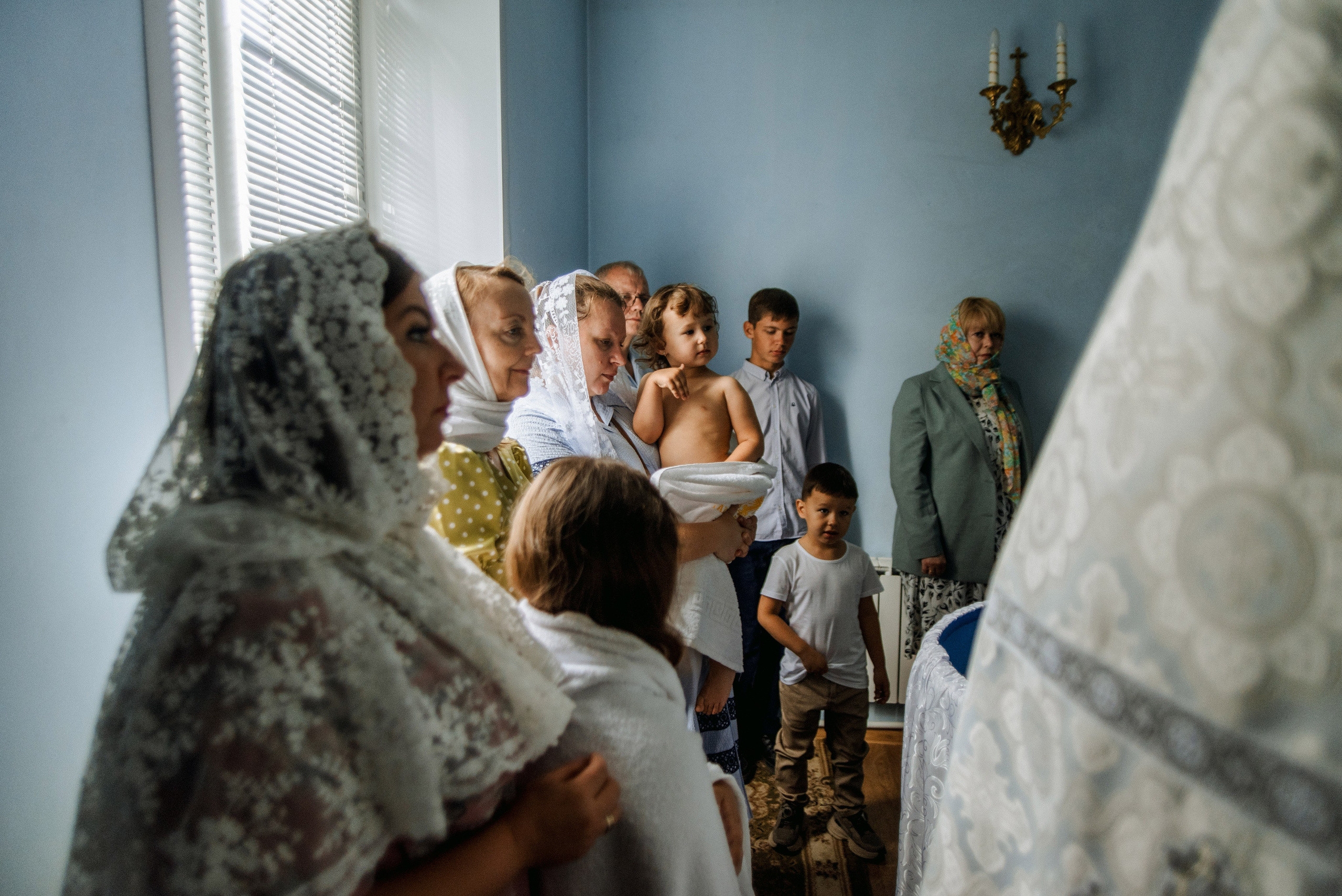Крещение Даши и Алены. Семейный документальный фотограф в Волгограде Мариэта Додина