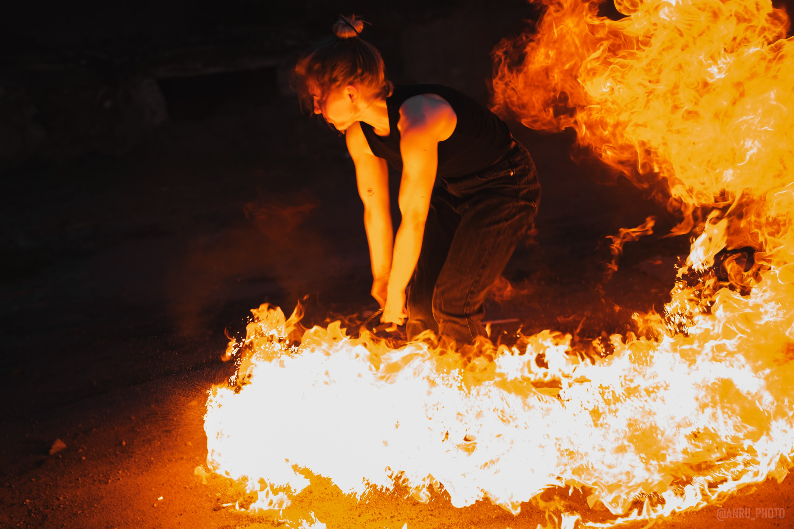 Огненная тренировка. Репортажный фотограф Анастасия Рубцова