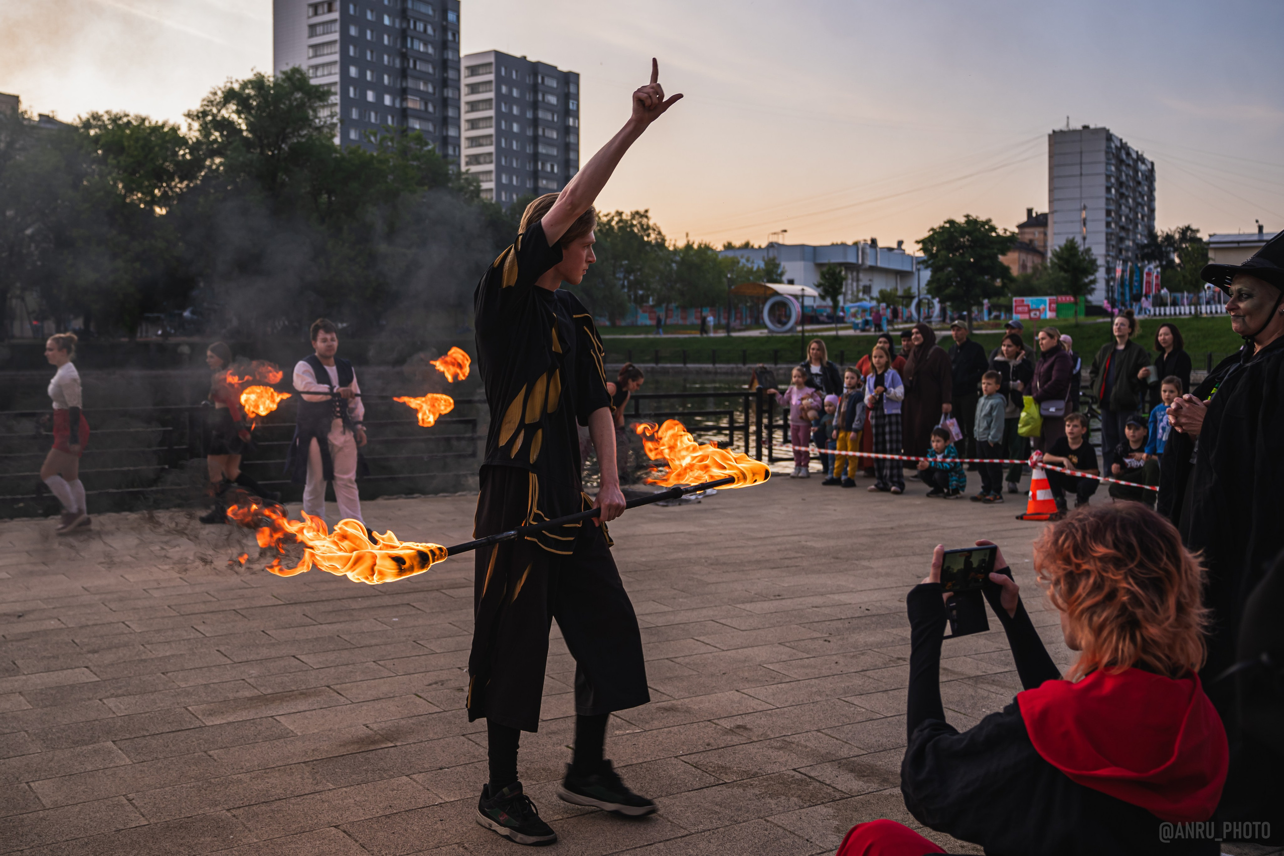 «FIRE FAMILY» Фаершоу. Репортажный фотограф Анастасия Рубцова