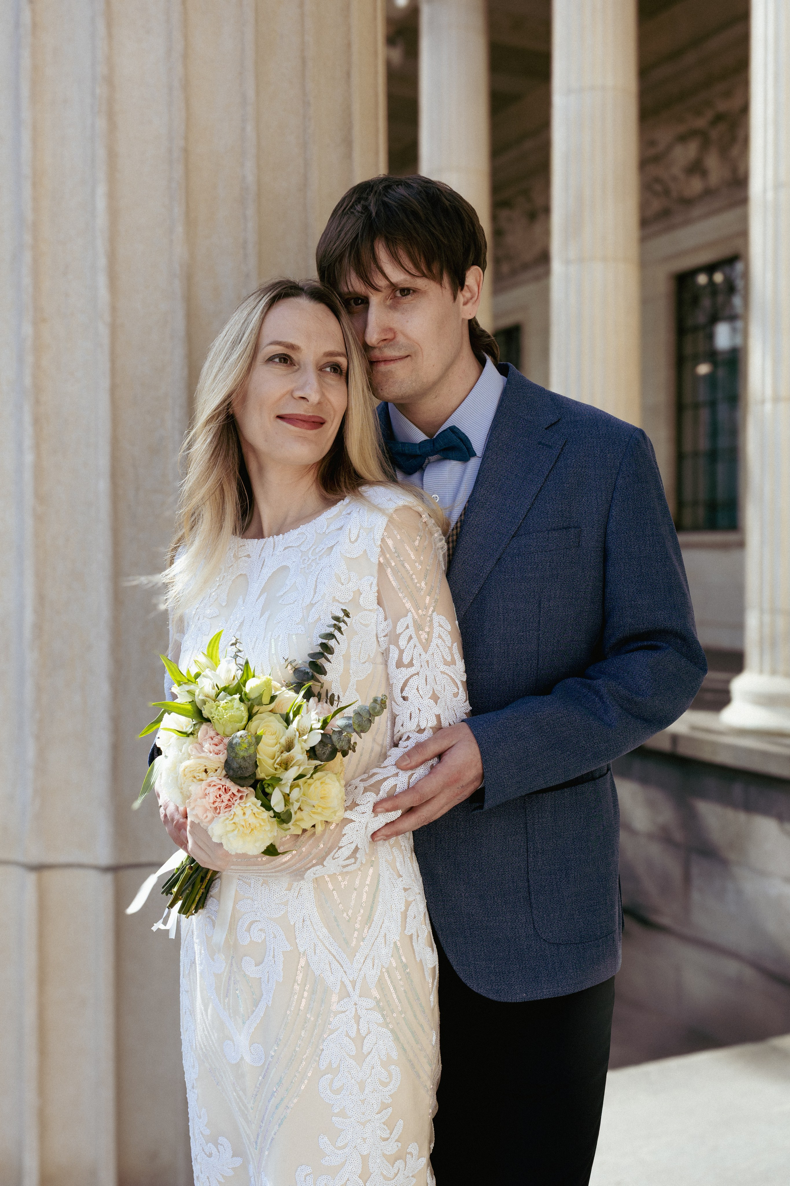 Свадьба — Пушкинский музей. Фотограф в Москве Зябченко Екатерина. Съемки беременности, love story, семейный, портреты в студии и на улице