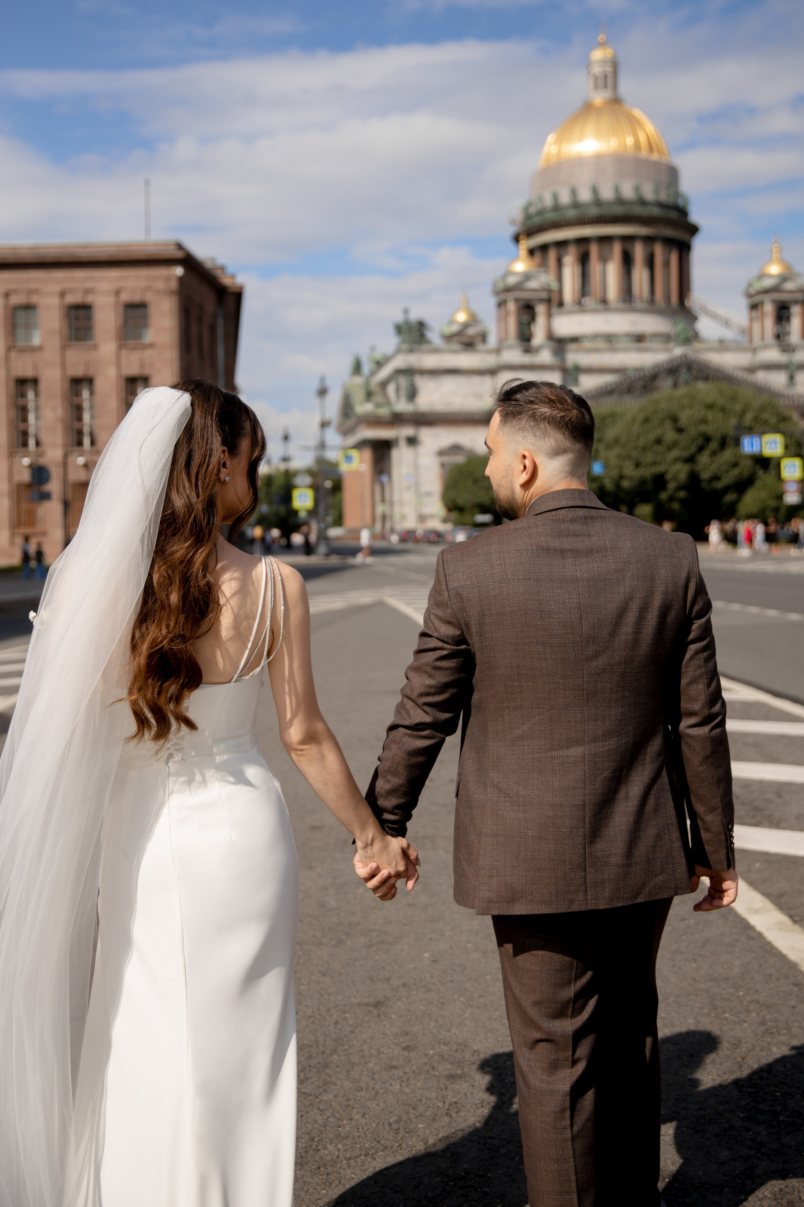 Анна и Александр / Прогулка + ЗАГС. Свадебный и семейный фотограф в Москве Диана Левченко