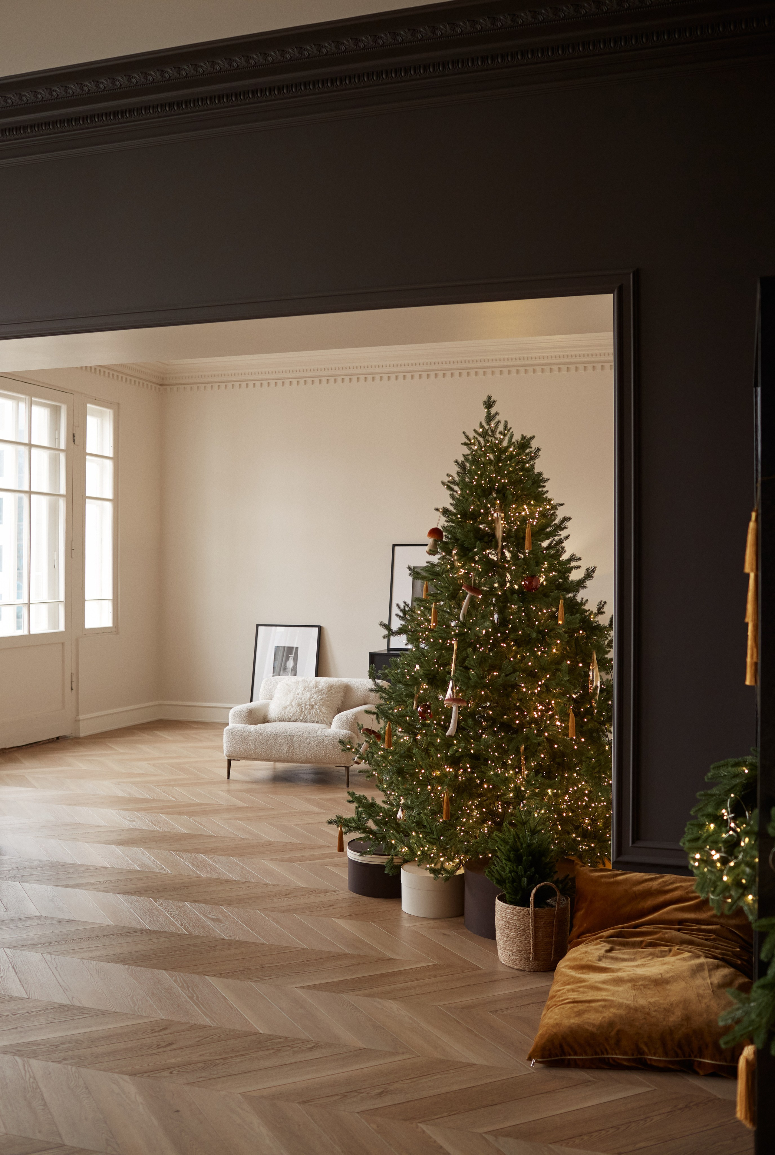 Новогодний интерьер фотостудии «Париж», город Краснодар. Семейный и детский фотограф в Краснодаре Анна Трашкова