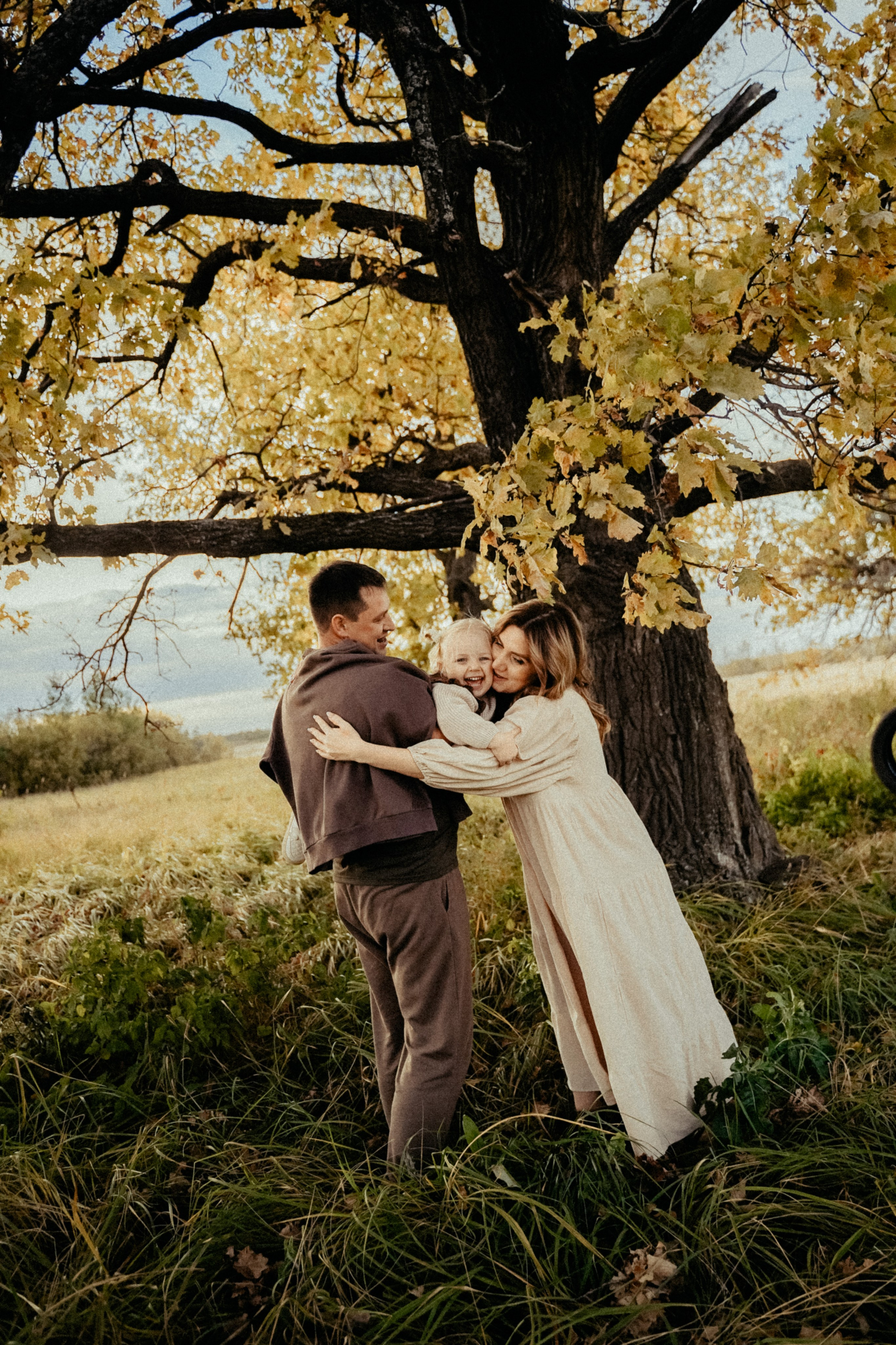 Семья на природе