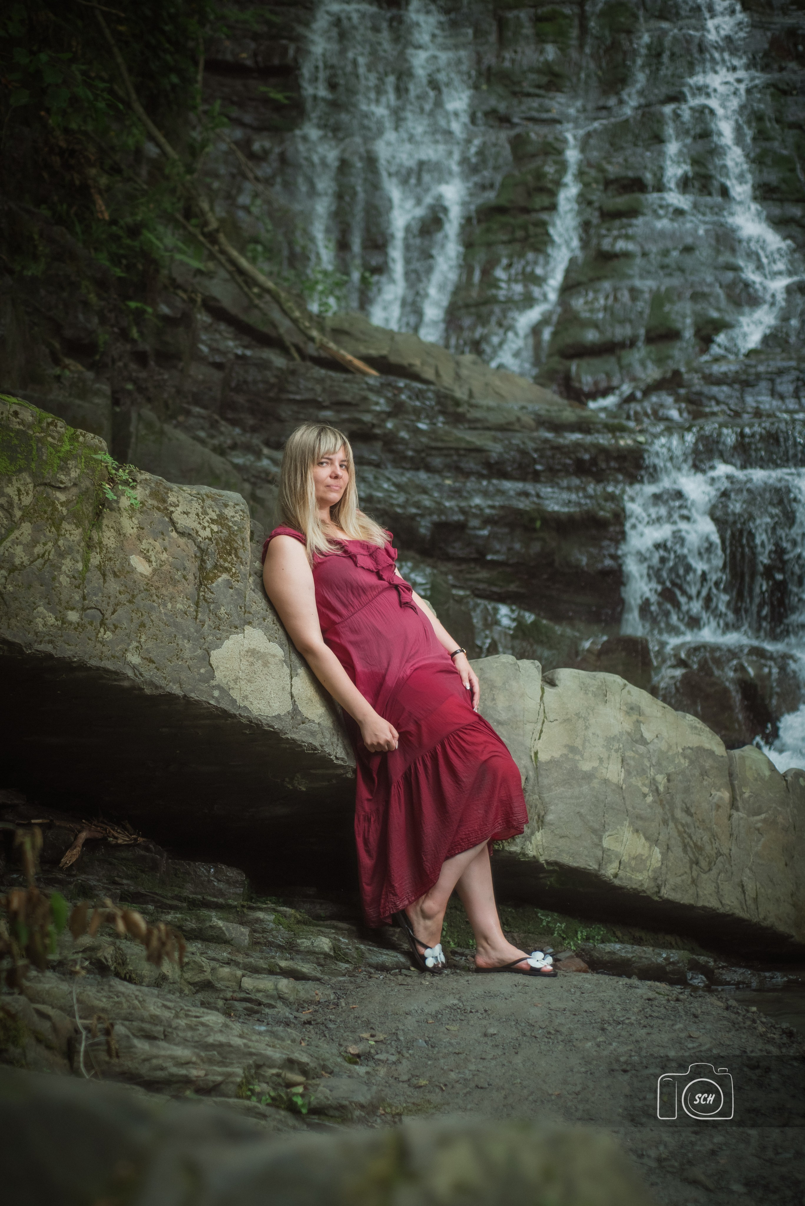 Водопадная история с Натальей. Фотограф в Сочи Сергей Чекалин