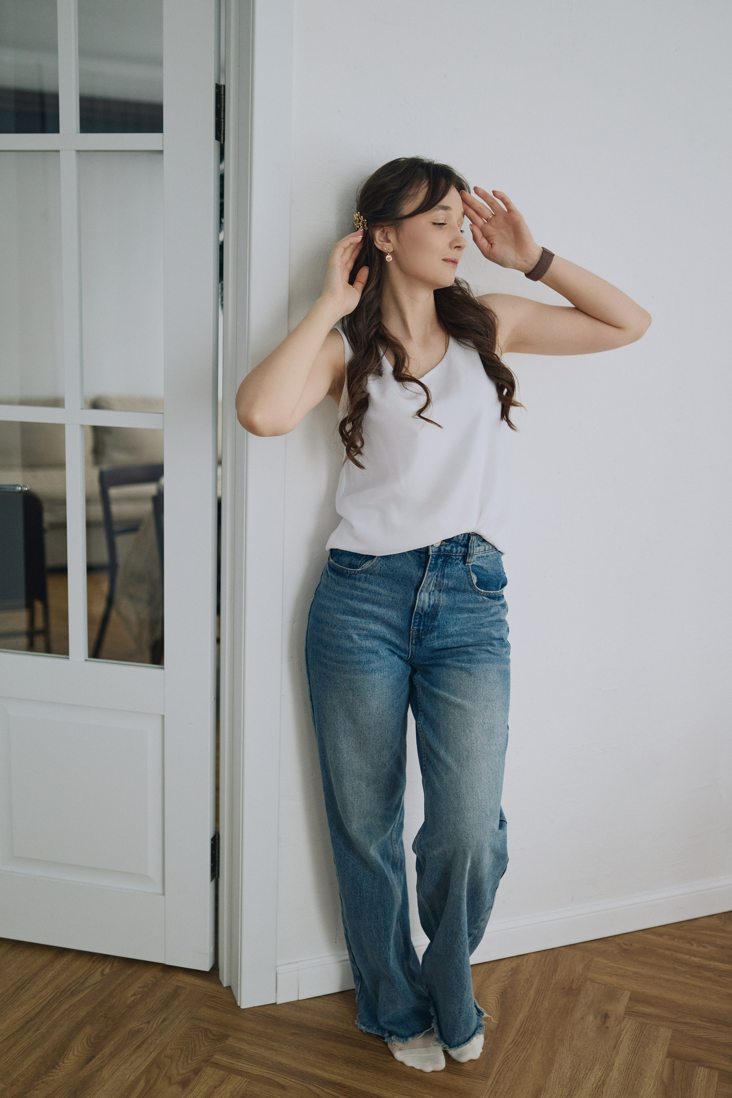 Студийная фотосессия мамы и дочки. Алина Каравайцева. Фотограф в городе Барнаул