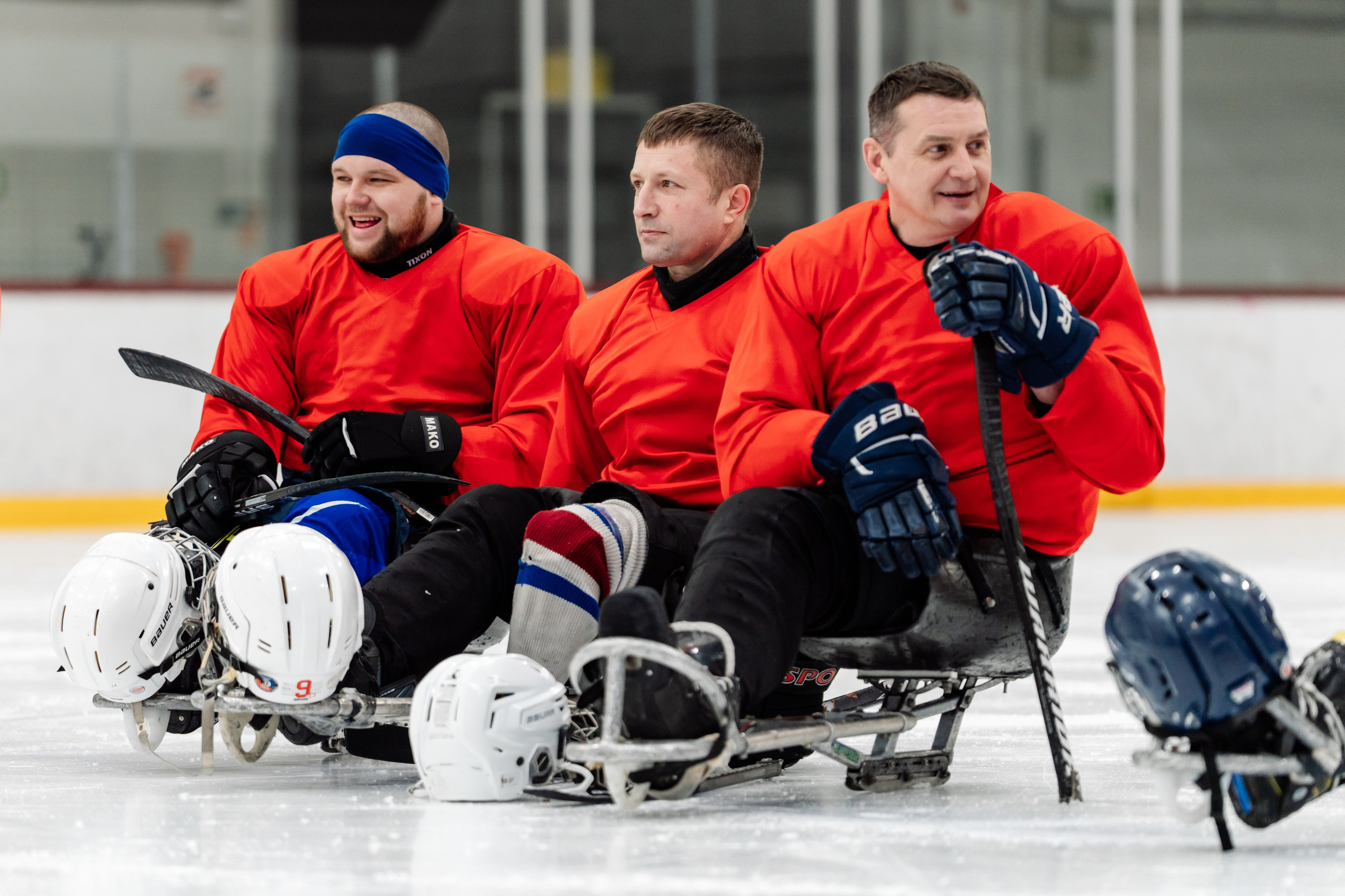 Игра в следж хоккей приуроченная 23.02.26 в арене Сталкер