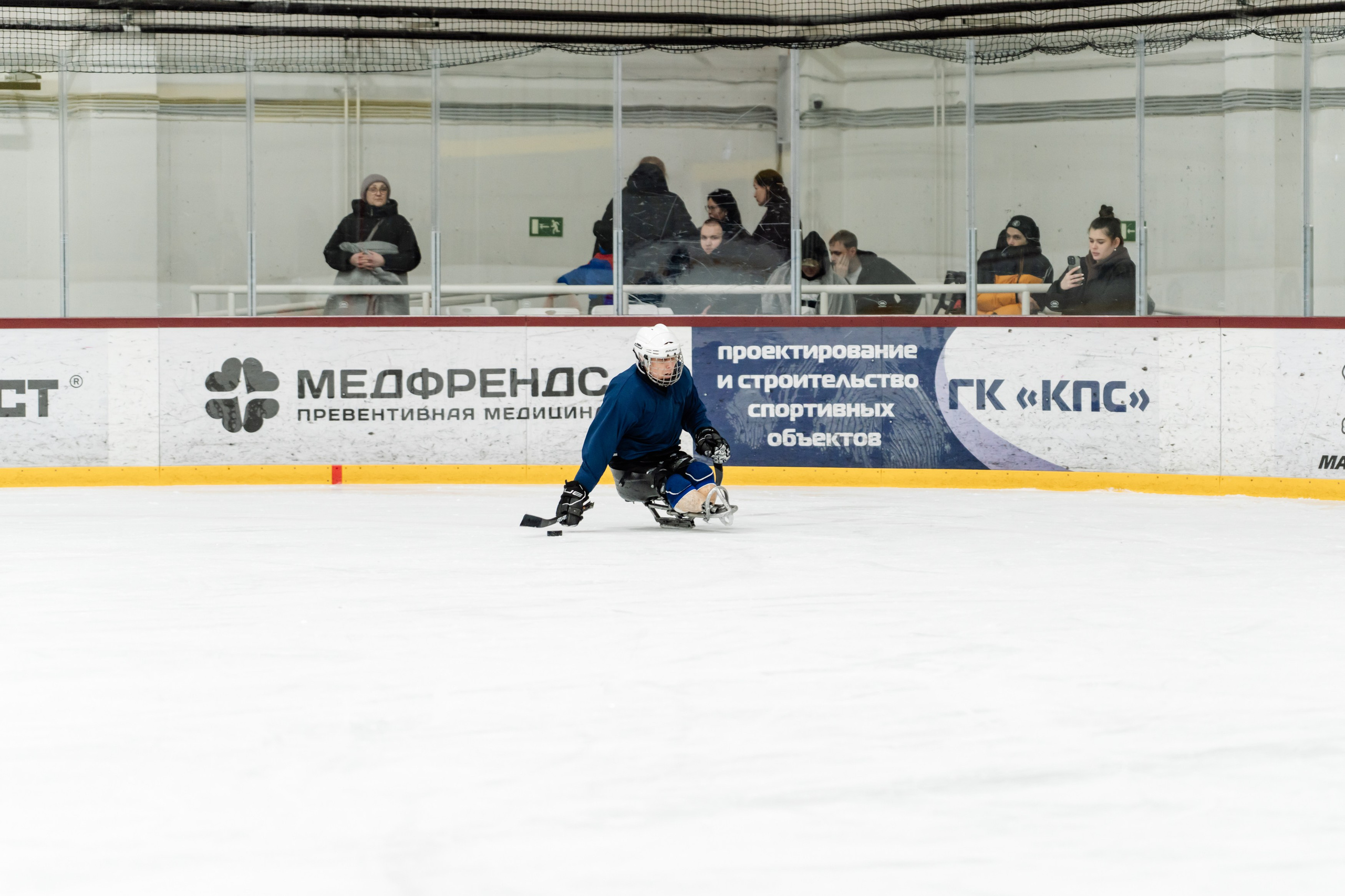 Игра в следж хоккей приуроченная 23.02.26 в арене Сталкер