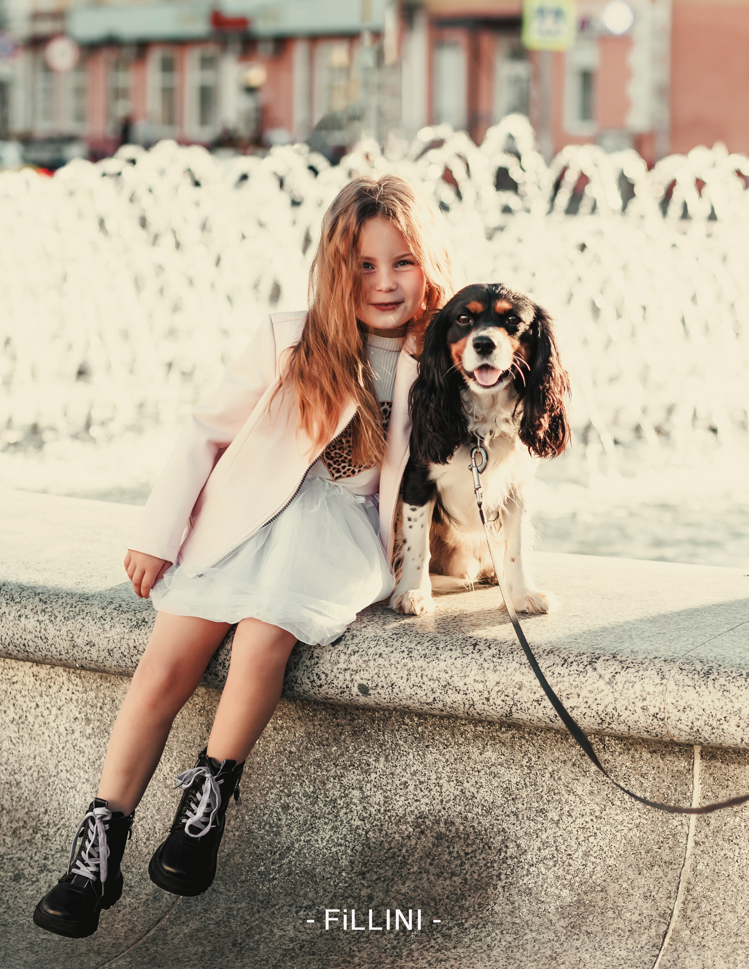 Детская фотосессия с доберманом в Серпухове. Фотограф в Подольске — Мария Бучнева