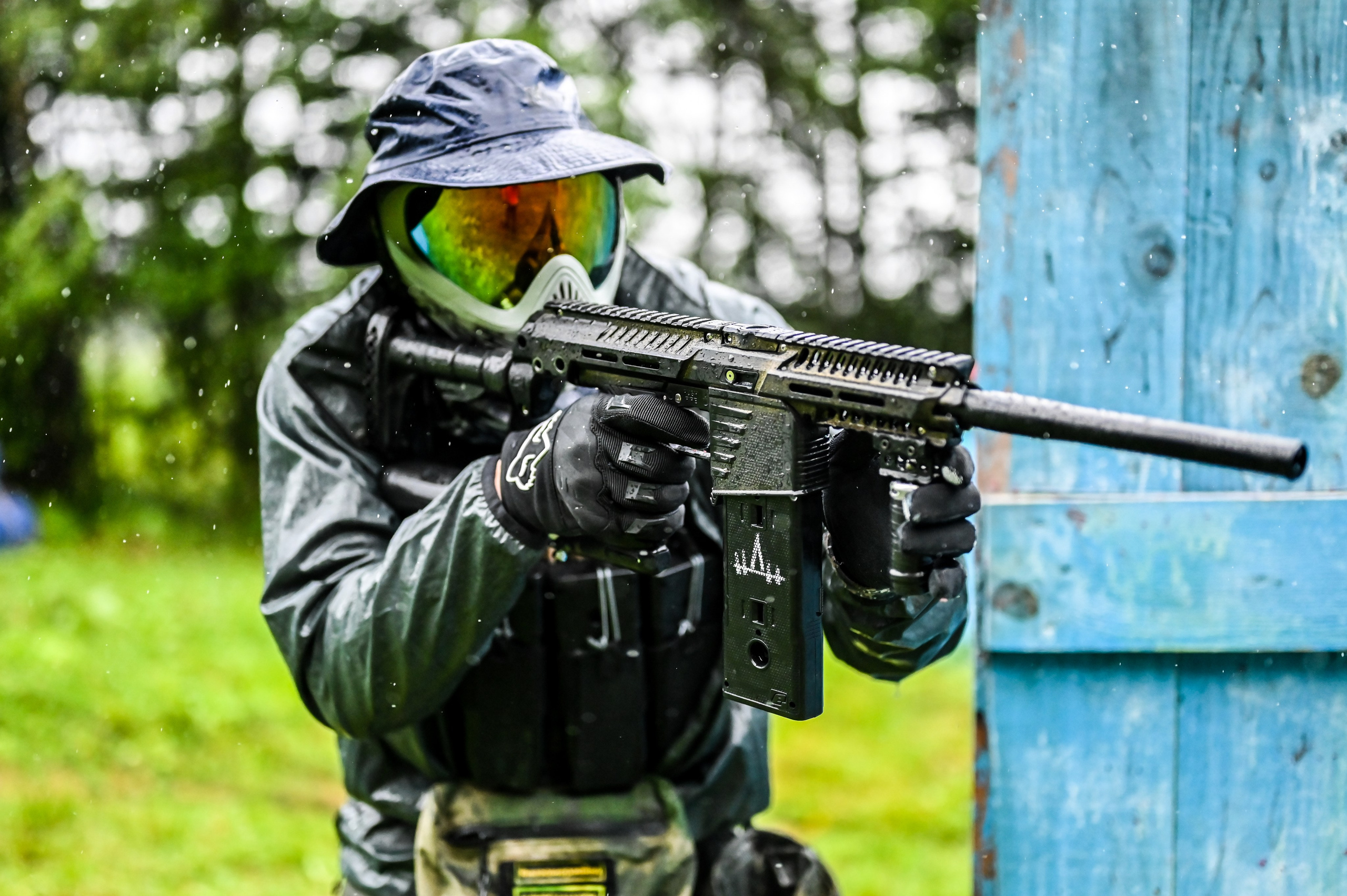 Пейнтбол в Дождь. Фоторепортажи Сахалина