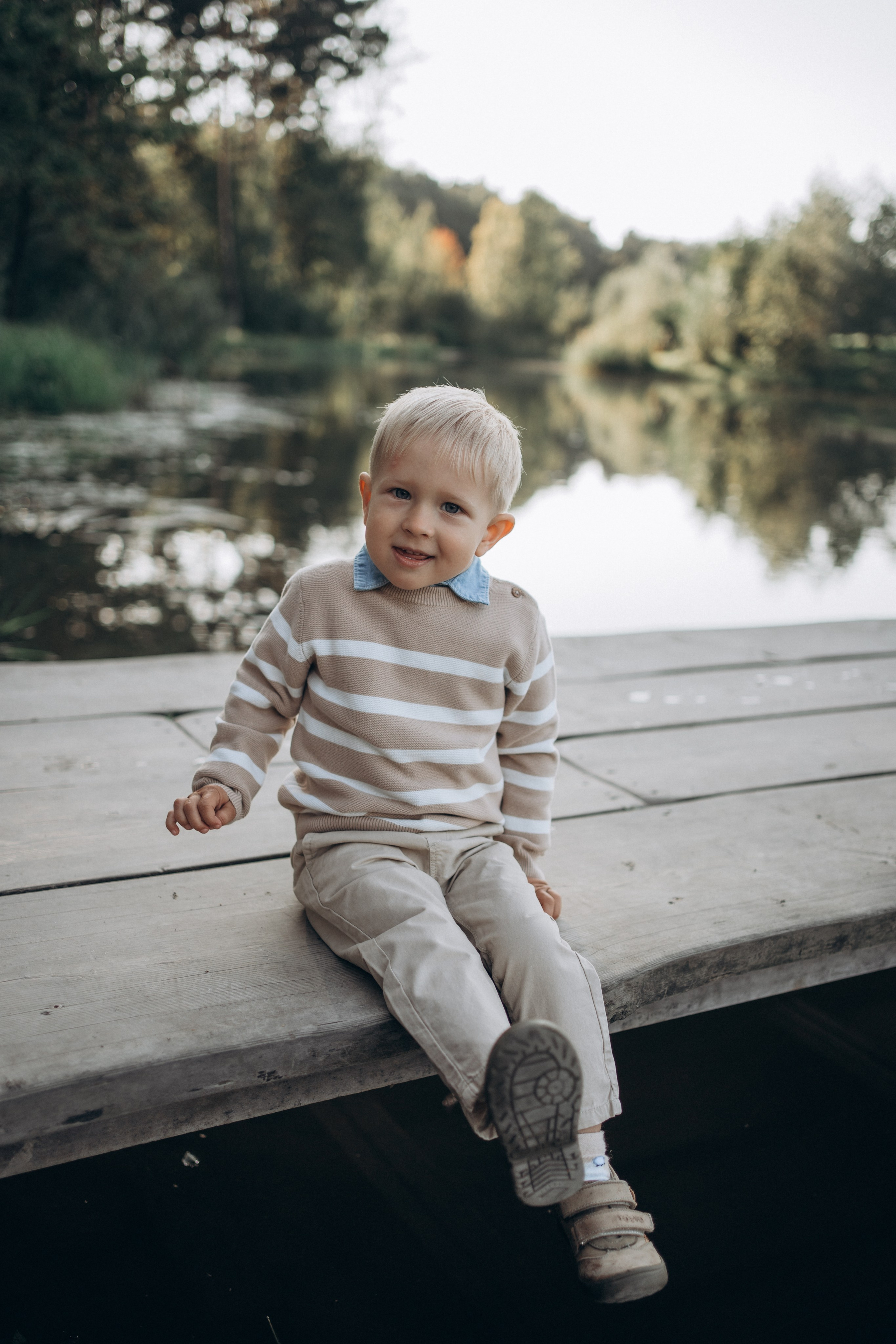 Прогулка в парке. Фотограф новорожденных и малышей до года в Москве Анастасия Соколова