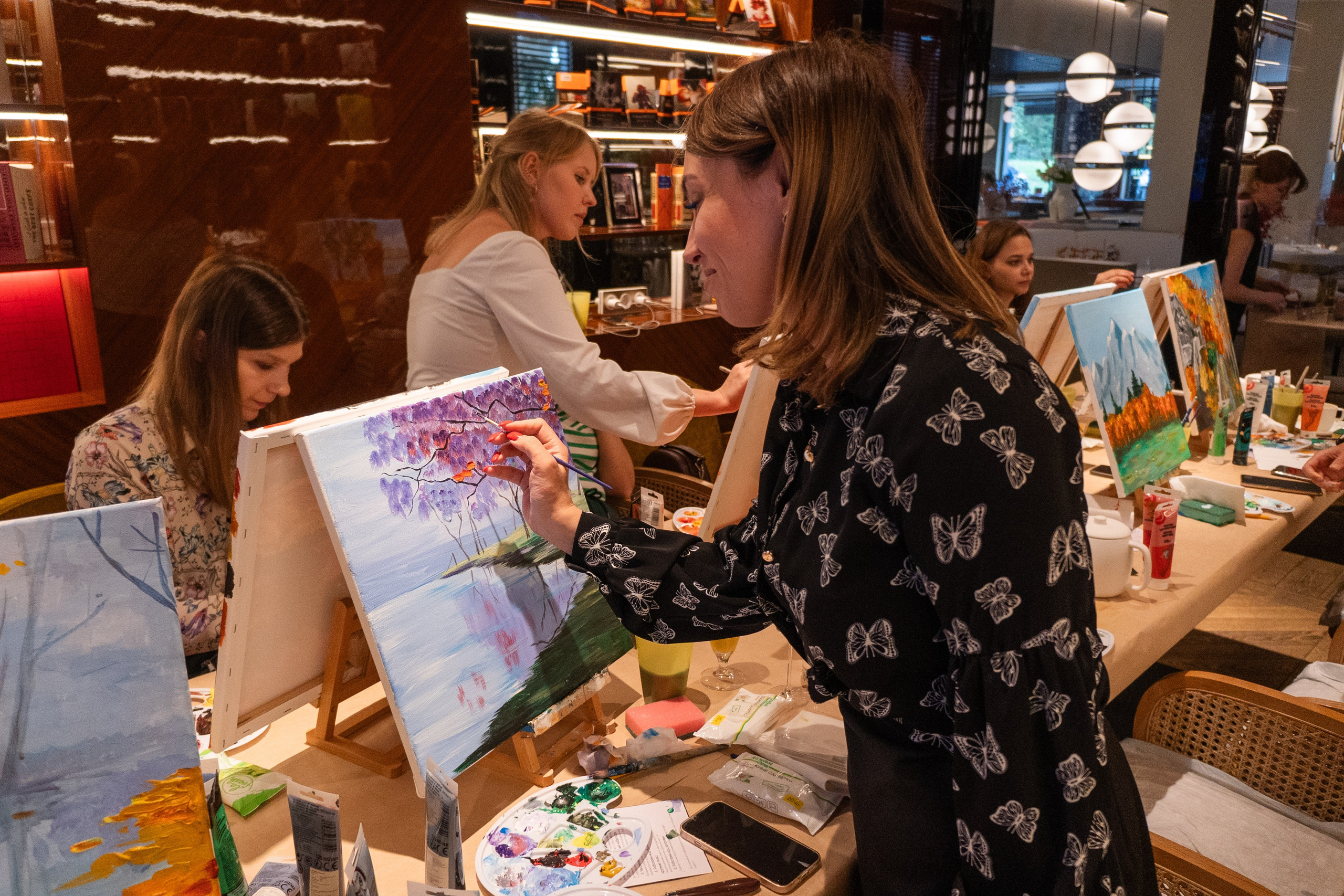 Корпоратив Teach Me Art 3. Портретный фотограф в Москве и Санкт-Петербурге Арина Чех