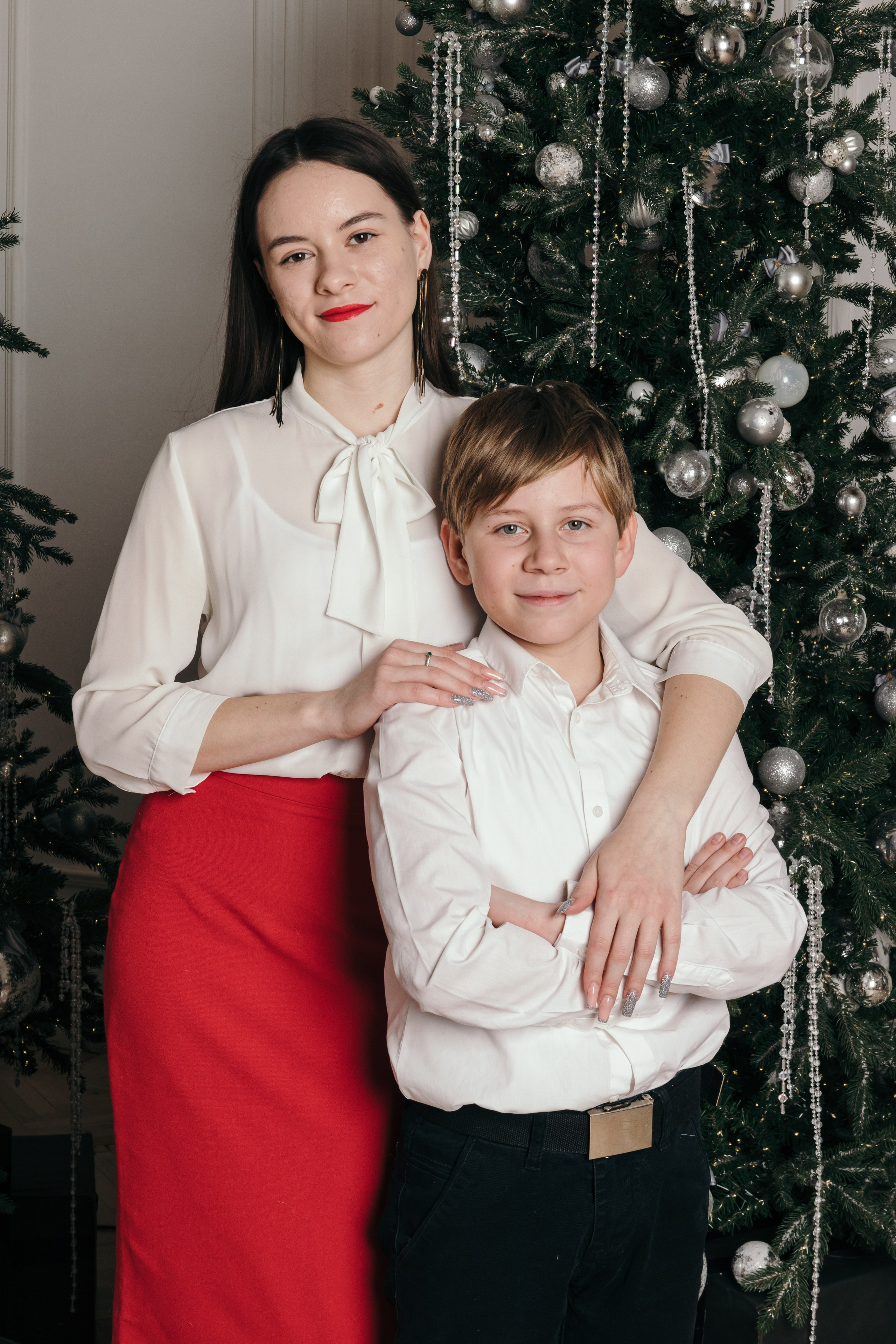 Семья в красном. Фотограф Елена Балакина (Челябинск)