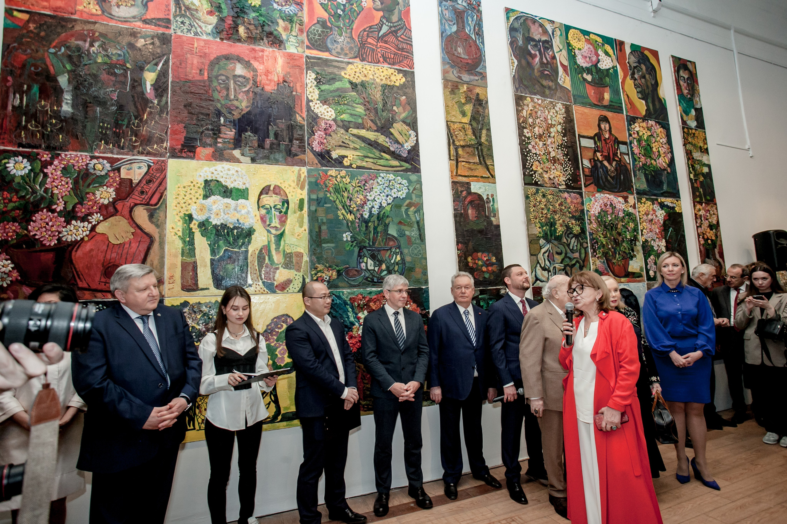 Открытие выставки Зураба Церетели. Art photographer Nino