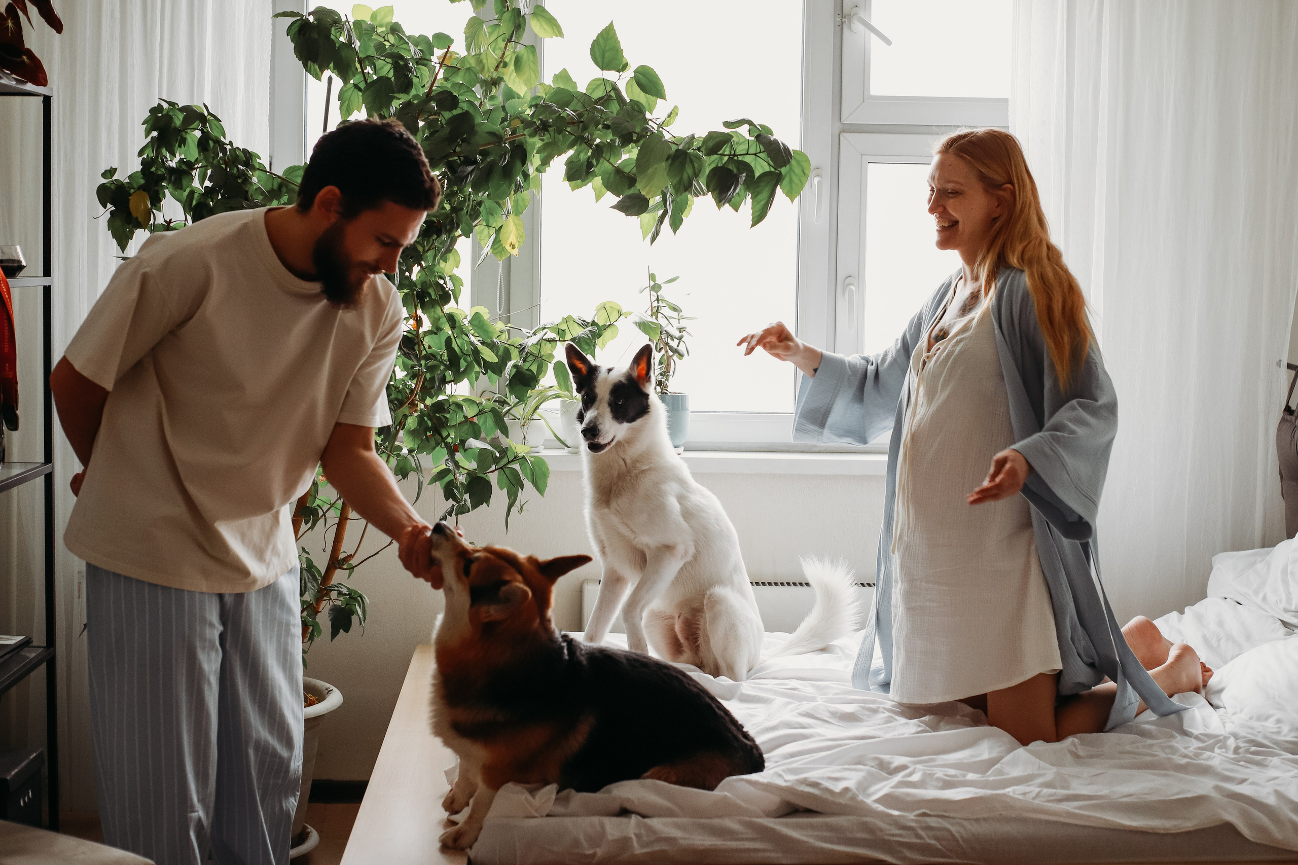 Наталья и Артем, домашняя. Семейный фотограф Москва