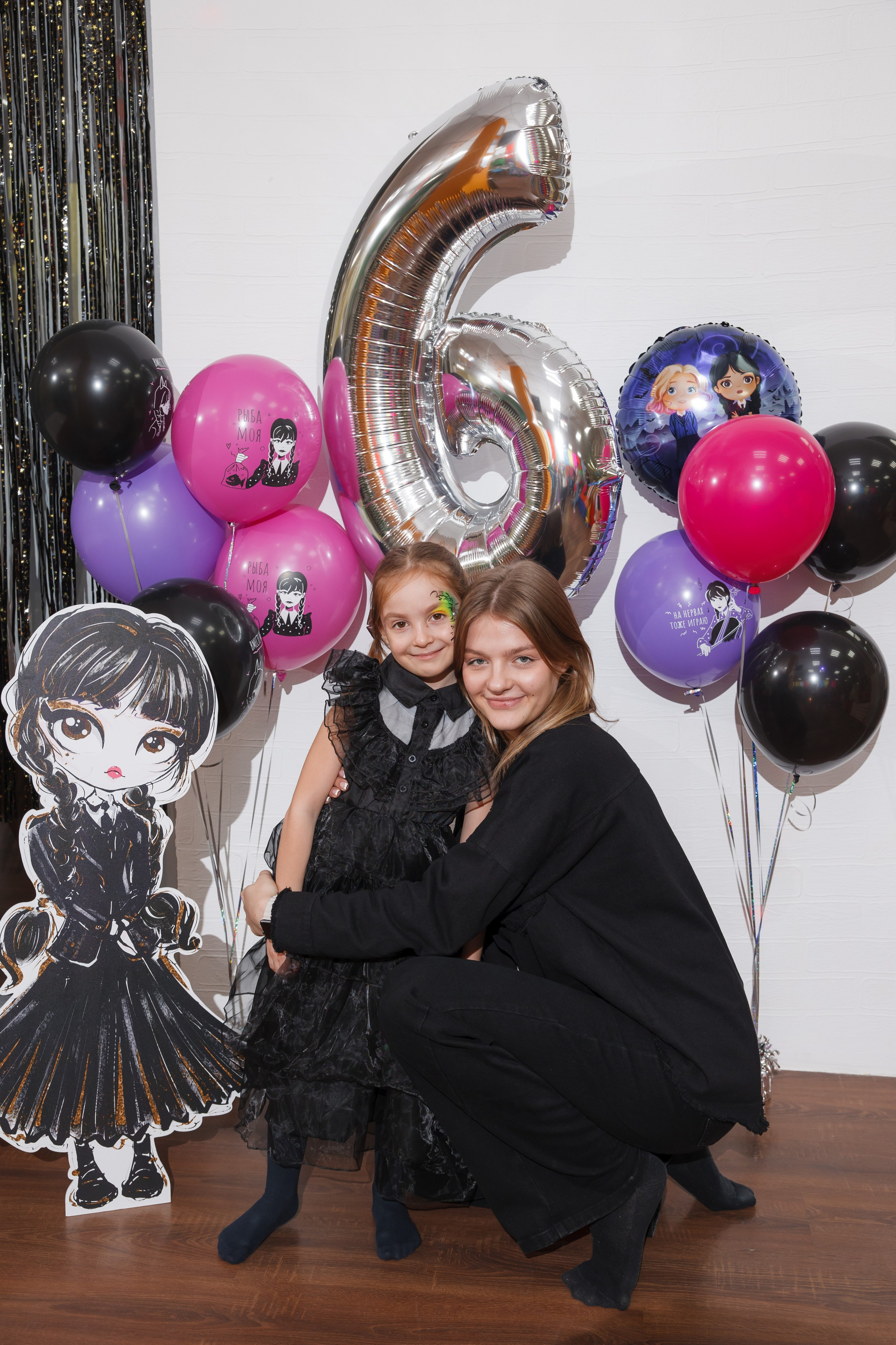 День рождения Маши в стиле «Wednesday». Свадебный и репортажный фотограф (Москва, Королев и другие)