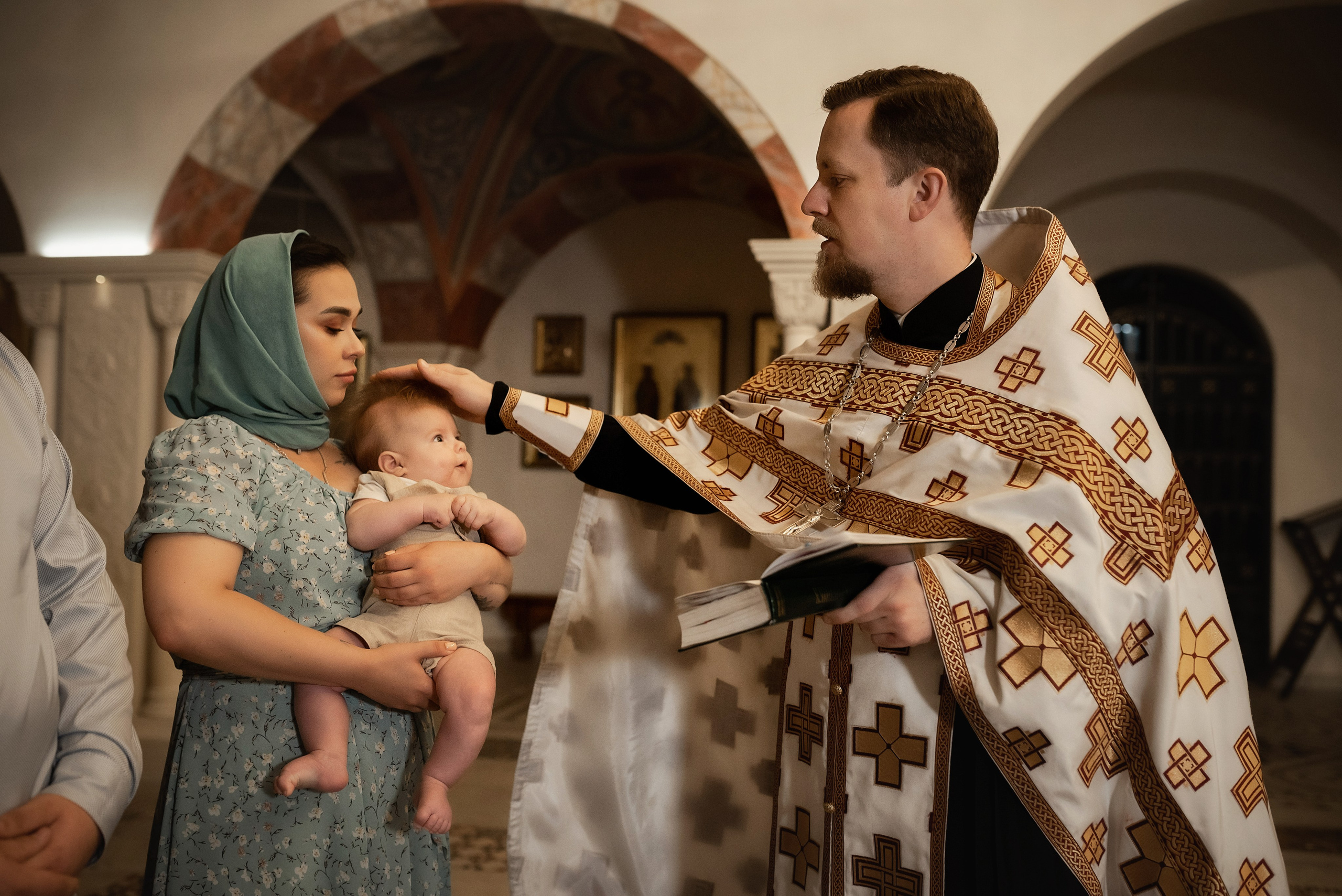 Крещение Алексея в Храме 40 Севастийских мучеников. Семейный фотограф в Ростове-на-Дону Татьяна Литвинова