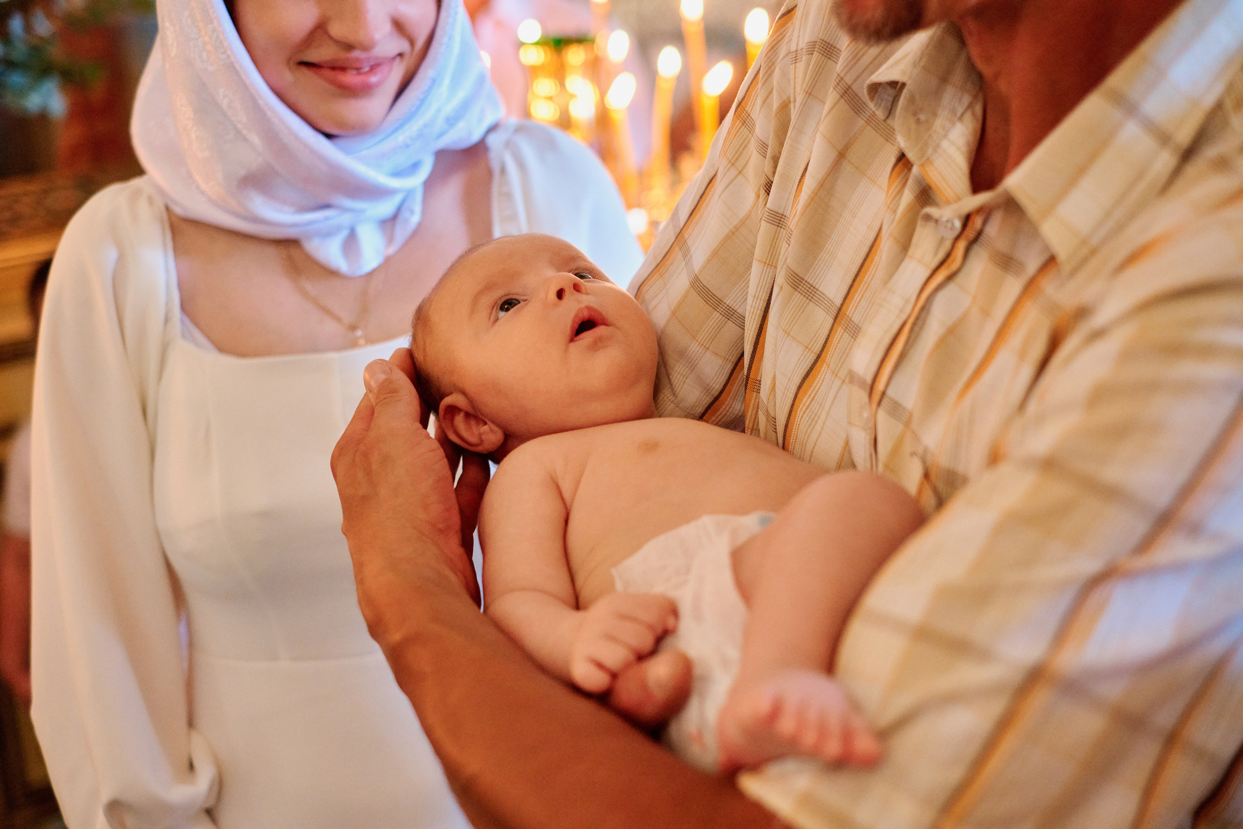 Крестины Григория. Храм святителя Николая Чудотворца. Фотограф Таганрог Анна Трайжон