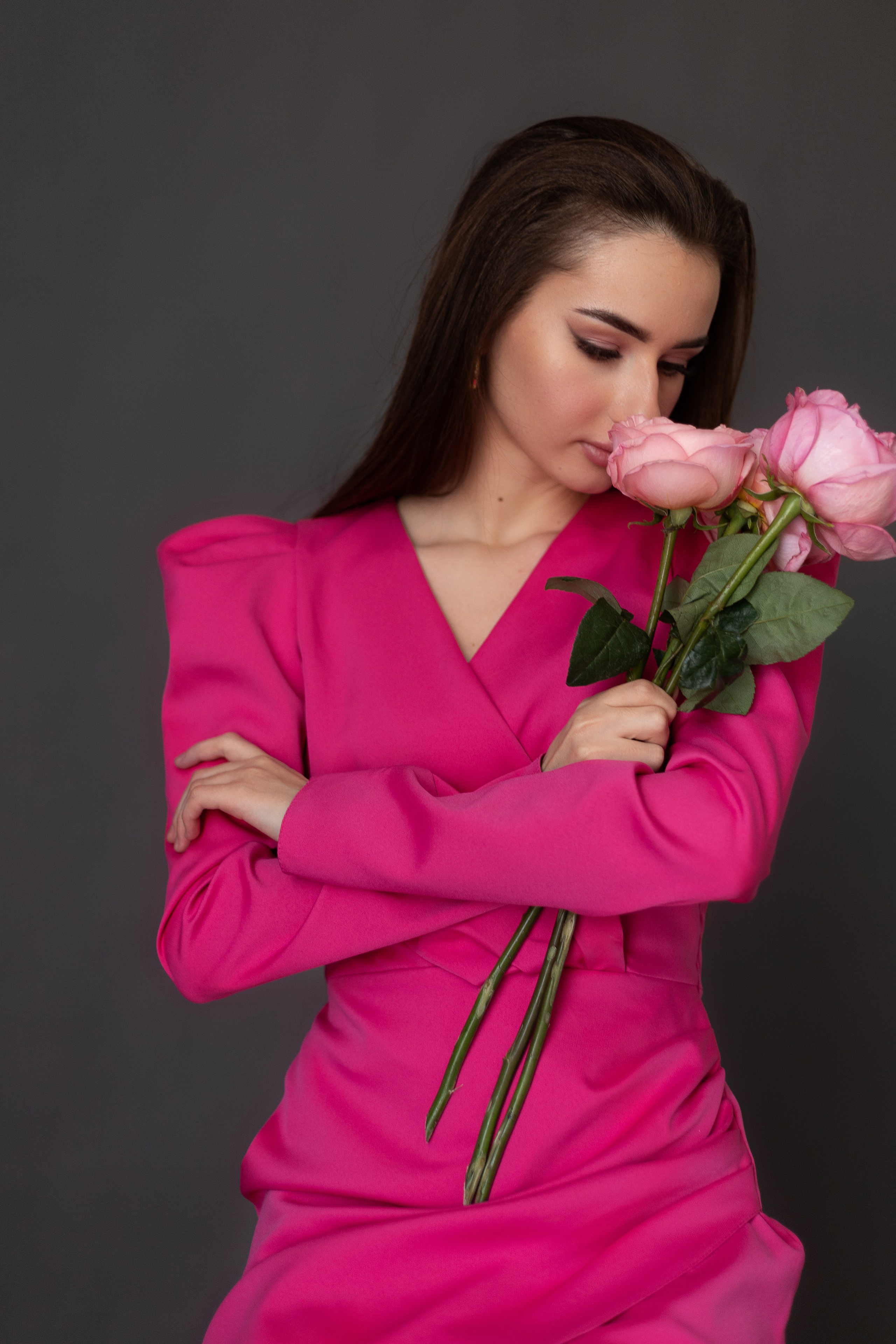 Елена сет с цветами. Портретный фотограф, бизнес-контент Кемерово Уфимцева Ирина