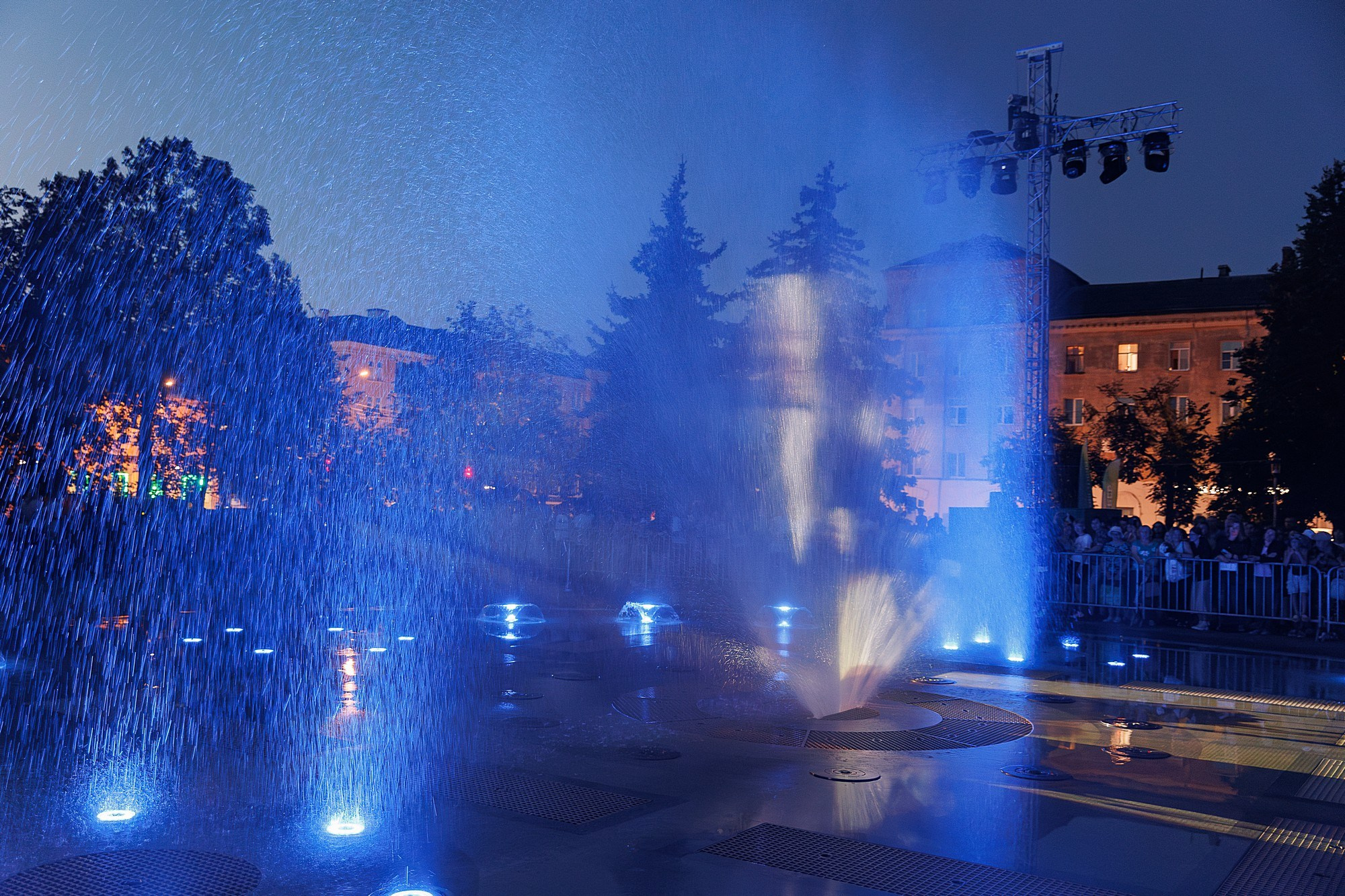 Открытие мультимедийного фонтана | СБЕР. Боченков Вадим | Фотограф в Пскове и Санкт-Петербурге