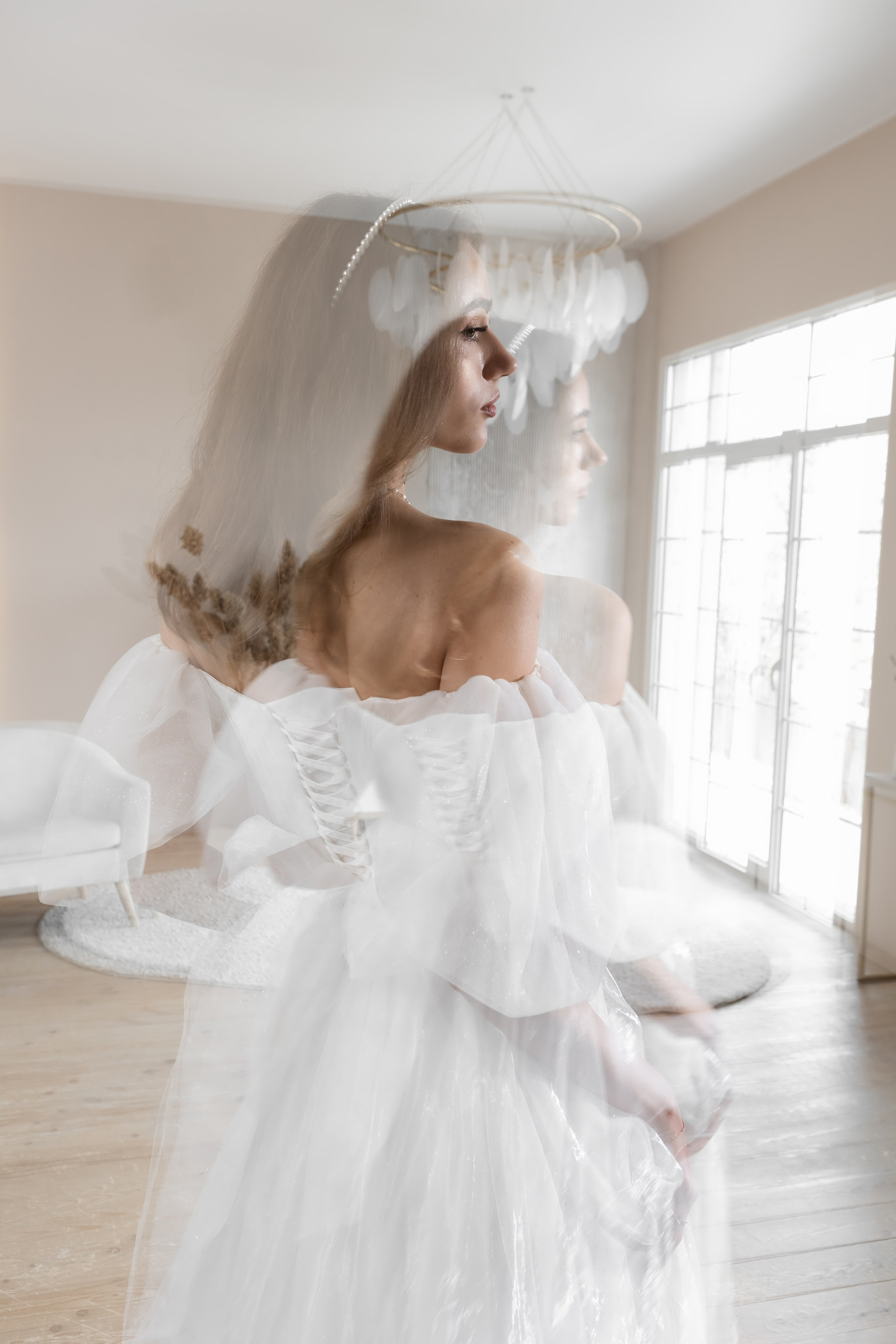 Даша — сборы невесты в студии. Свадебный фотограф, фотосъемка в Крыму, Севастополе, Симферополе, Ялте