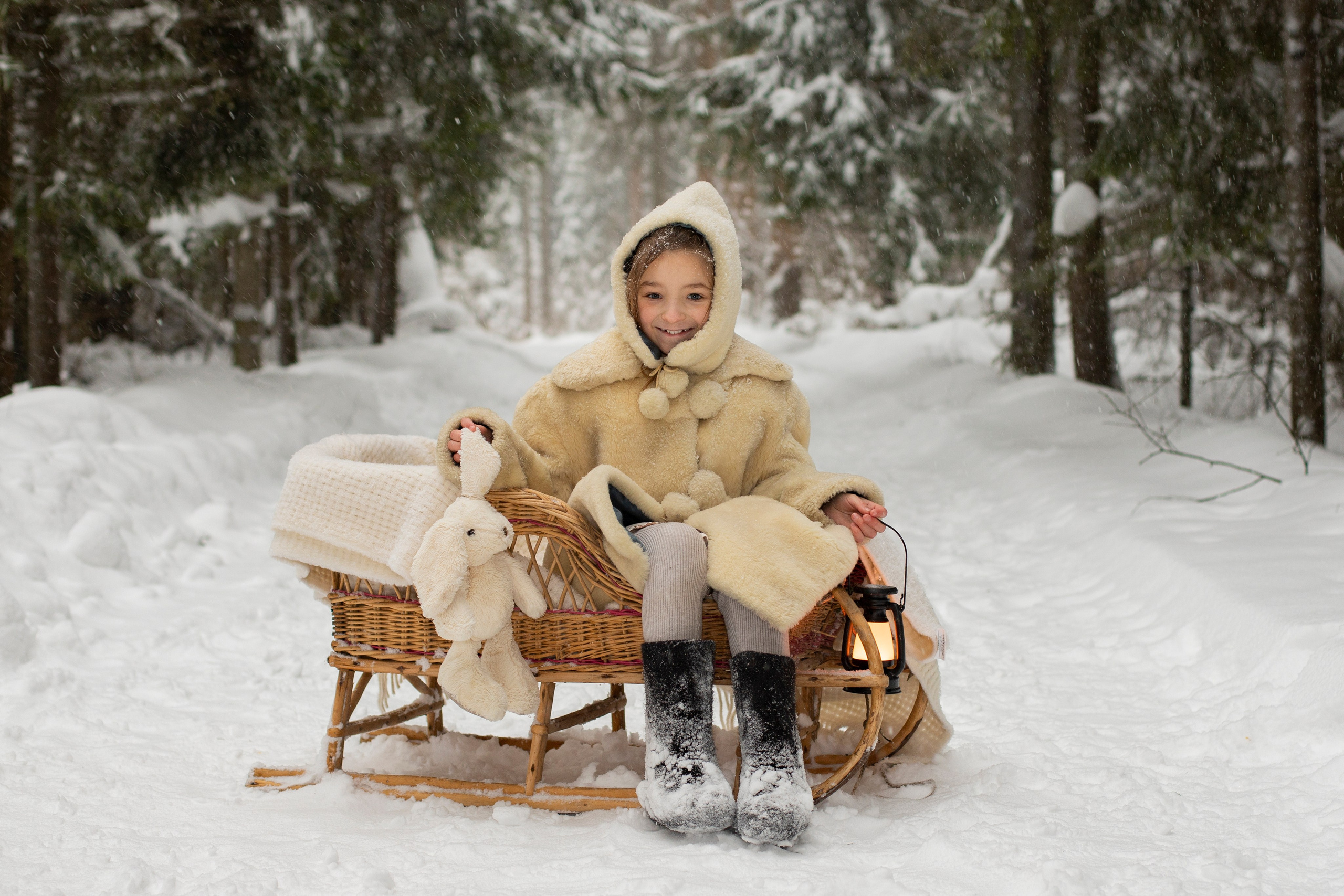 Зимний лес. Семейный и детский фотограф Кривутина Юлия