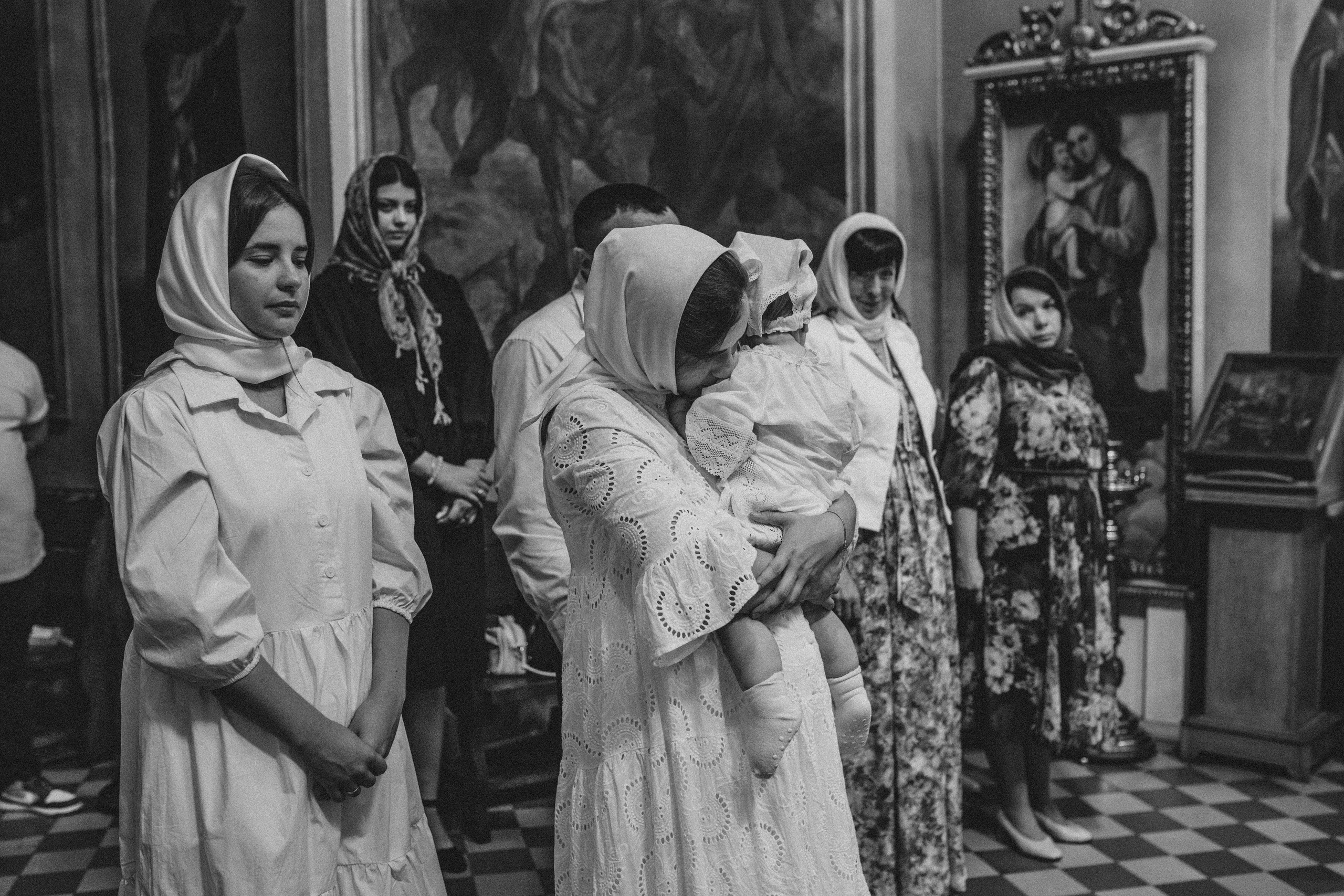 Крещение Христина. Семейный и домашний фотограф в Москве и МО Королева Валерия