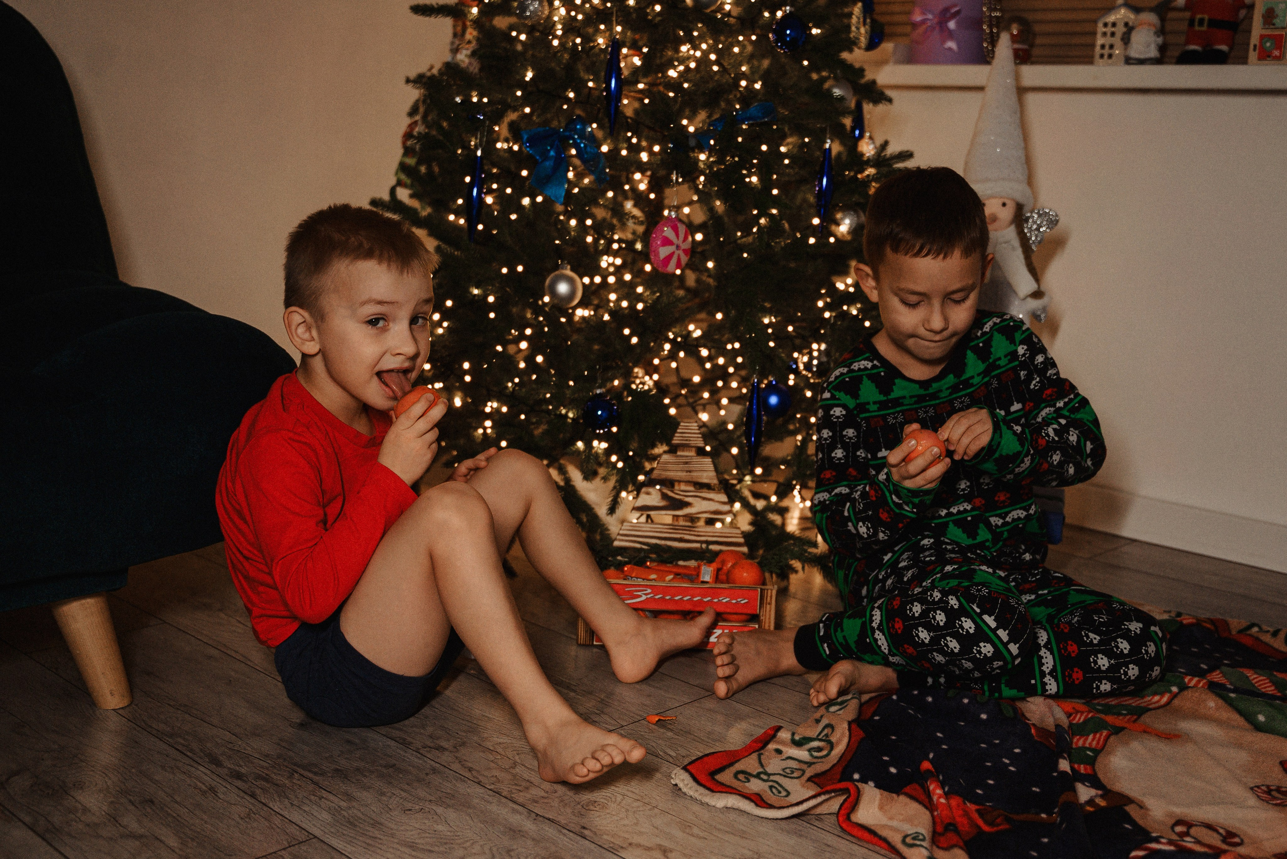 Новогодняя ночь дома. Свадебный и портретный фотограф в Минске Наташа Каракулова