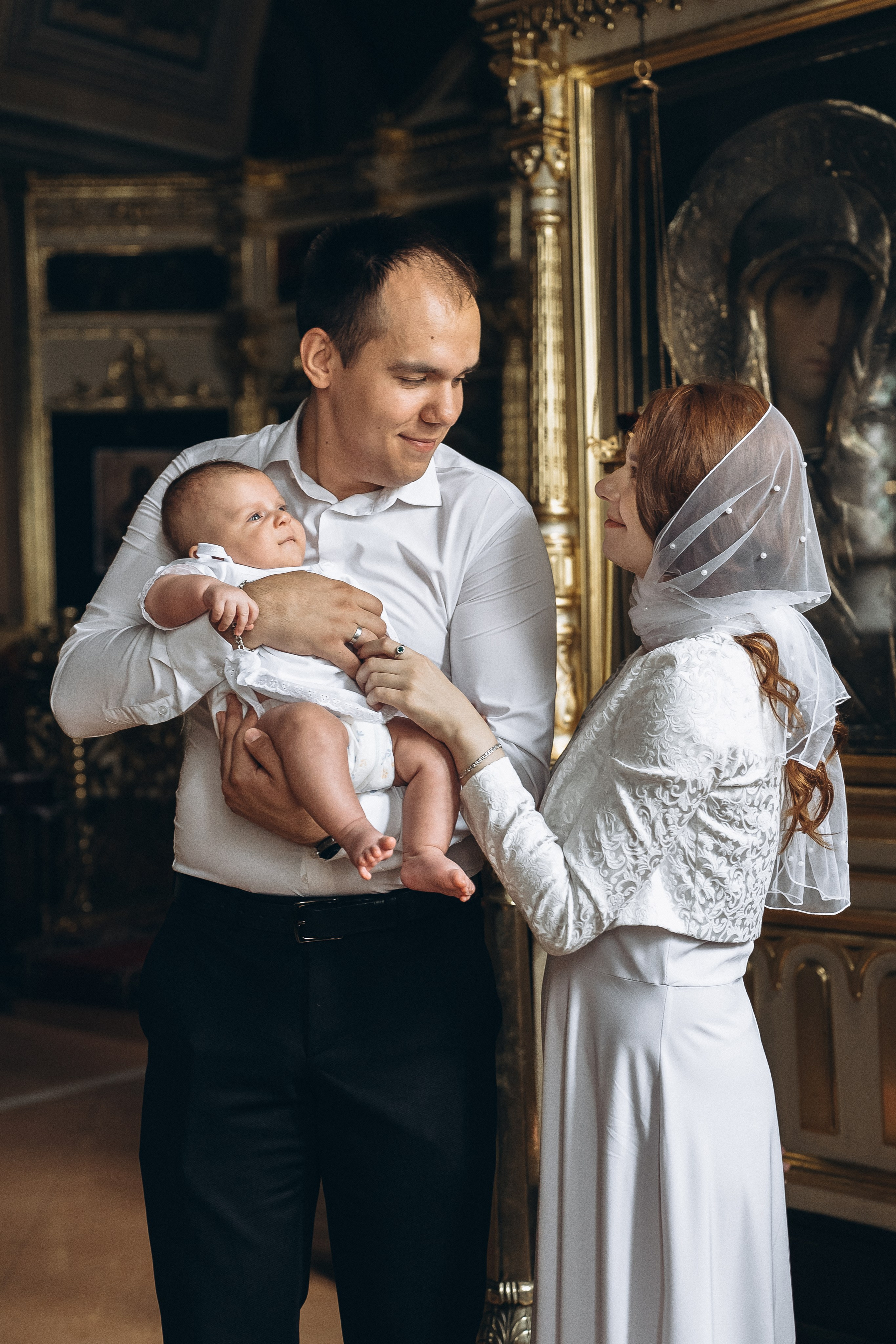 Таинство крещения Максима. Фотограф Ольга Рубцова в Москве и Московской области