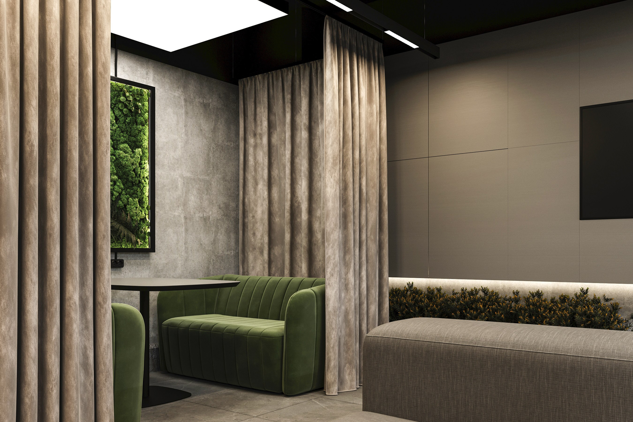 Клиентская зона Triton Detail, г. Санкт-Петербург. Дизайн интерьера и экстерьера в Санкт-Петербурге Яна Емельянова