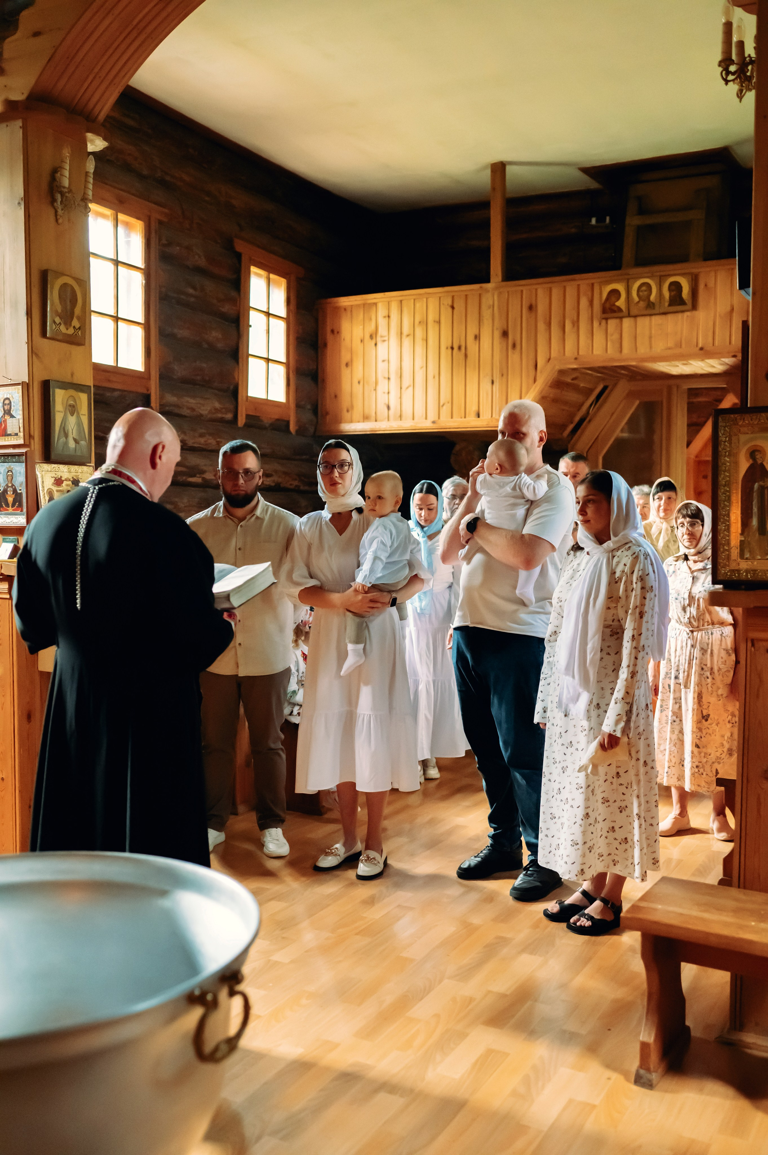 Фотосессия крещения детей. Фотограф в Кирове Инна Софронова