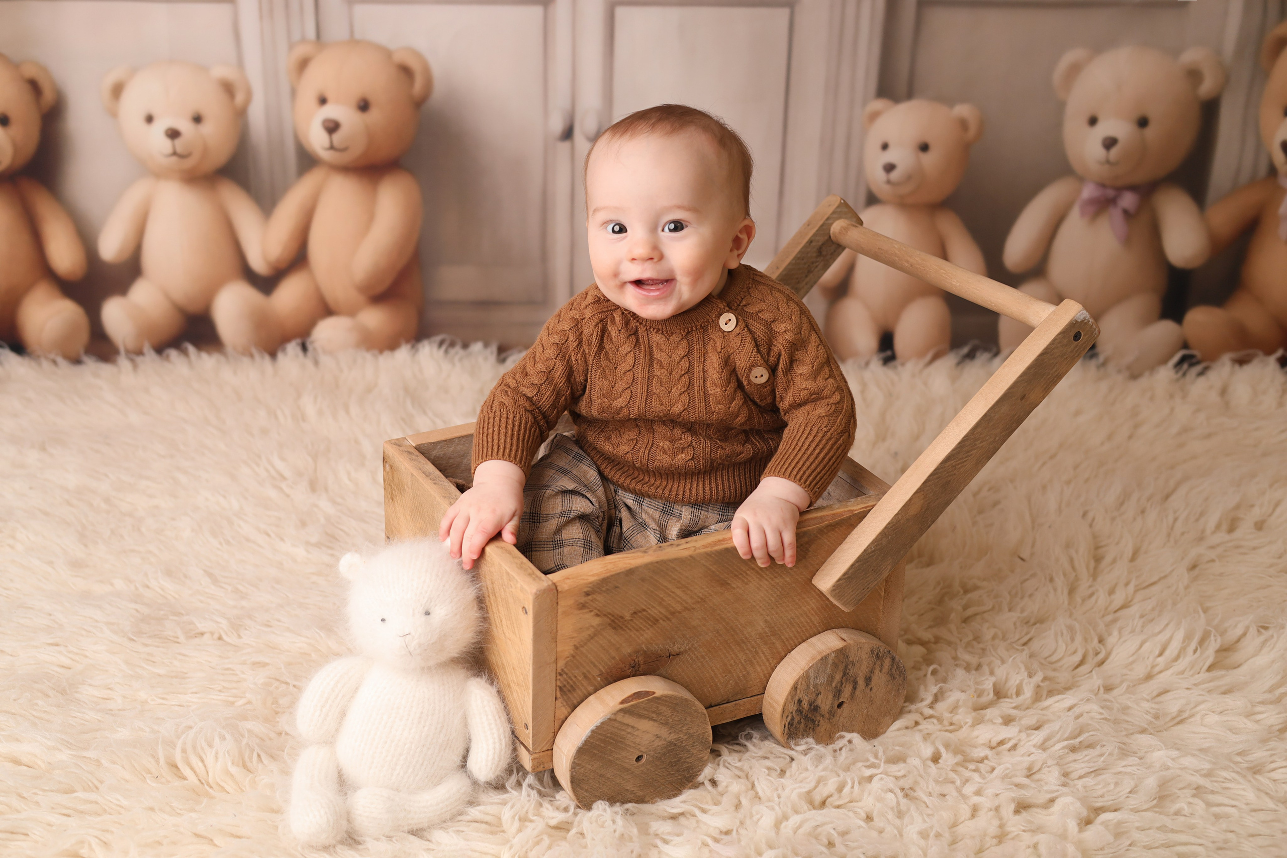 Фотосъемка малыша в 6 месяцев в Москве. Фотограф новорожденных Москва. Ньюборн фотограф Москва