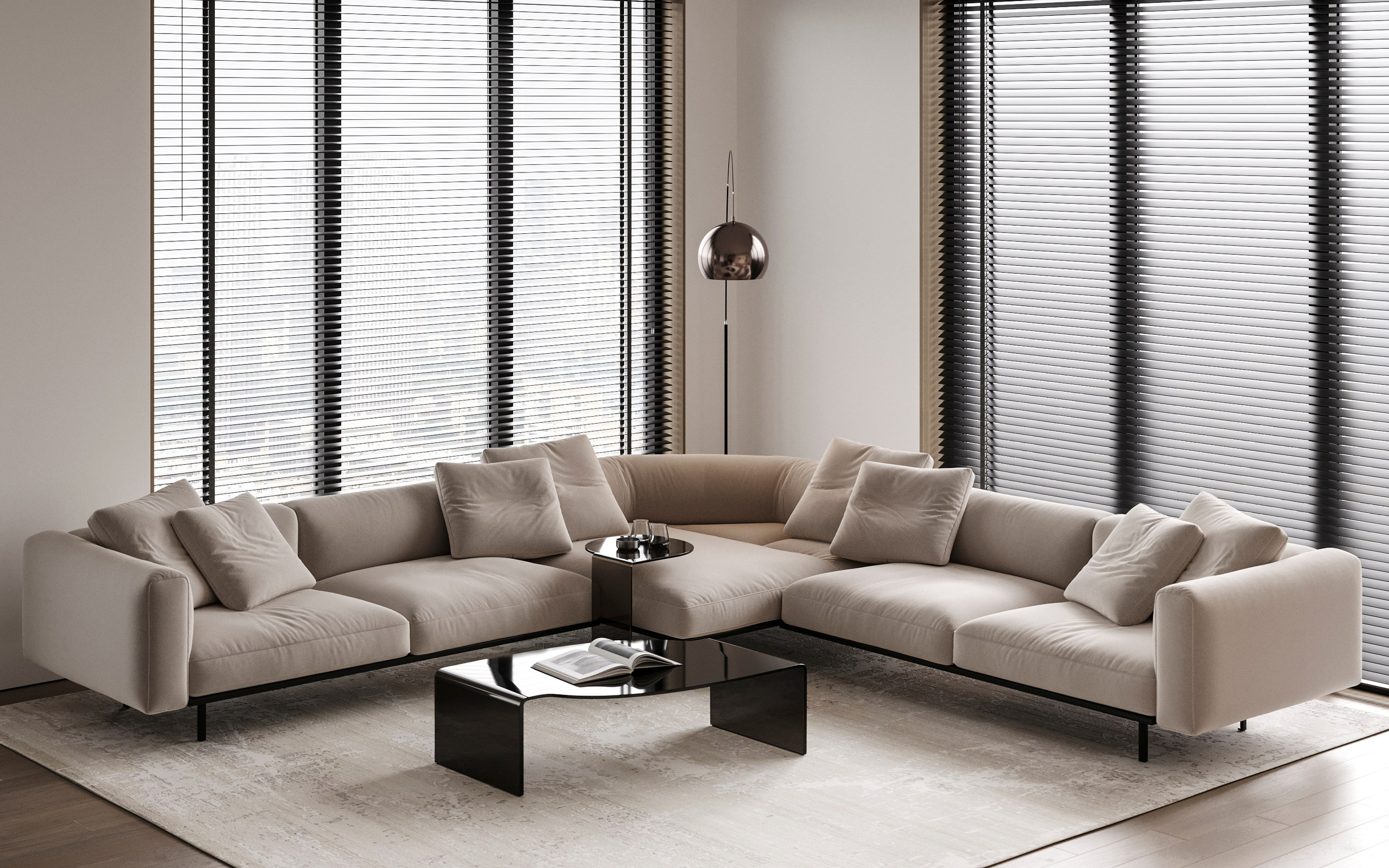 MONOCHROME | CONCEPTUAL PROJECT. Interior Visualization by Valerie Stetyukevich