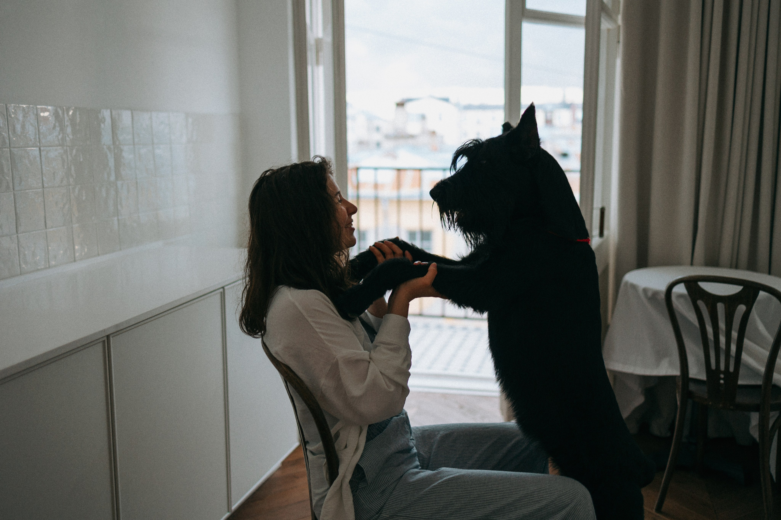 Умбра и Даша. Фотограф анималист Анастасия Пикей