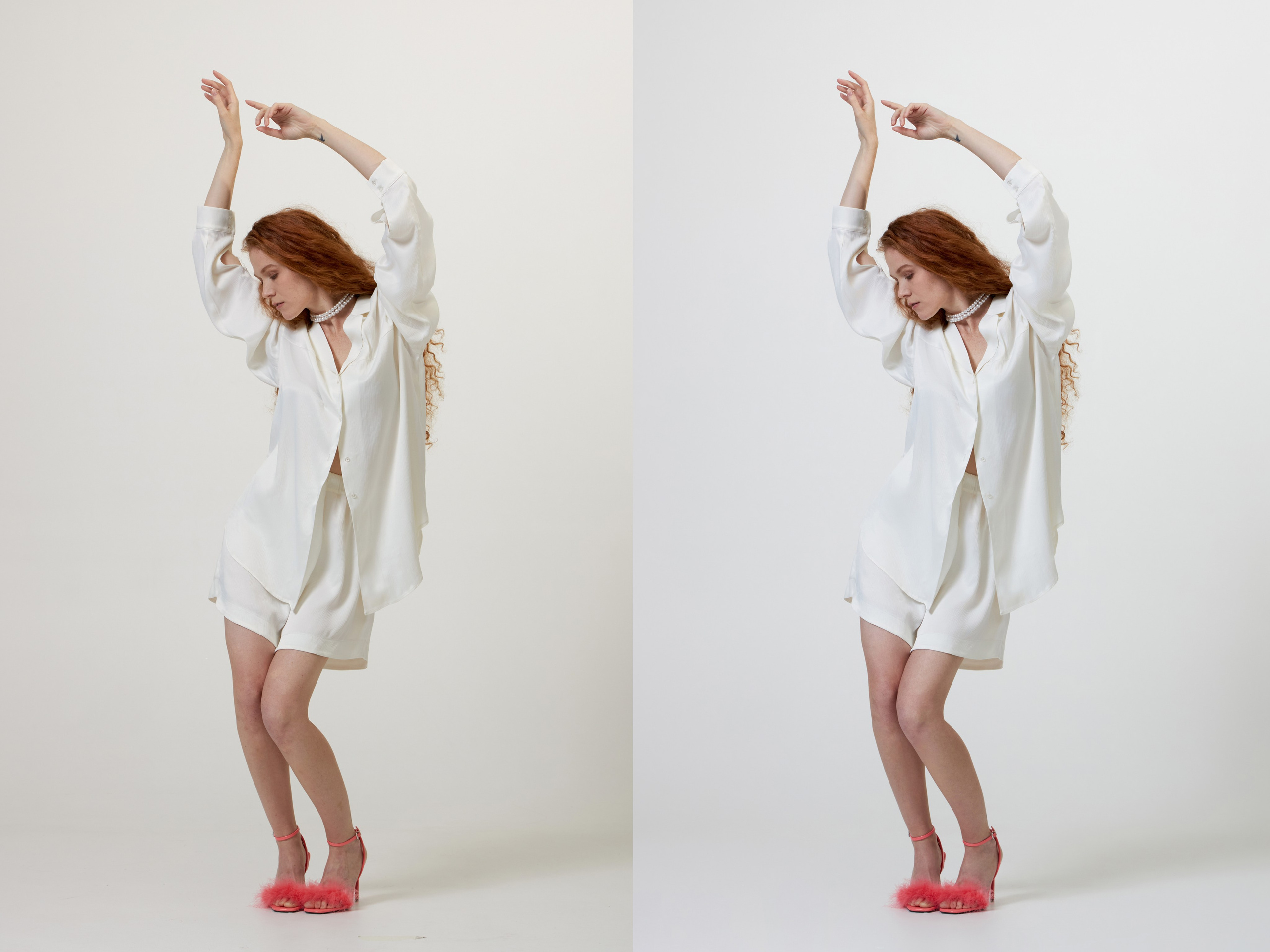 Ретушь каталогов одежды с моделью | Студия SVITHART