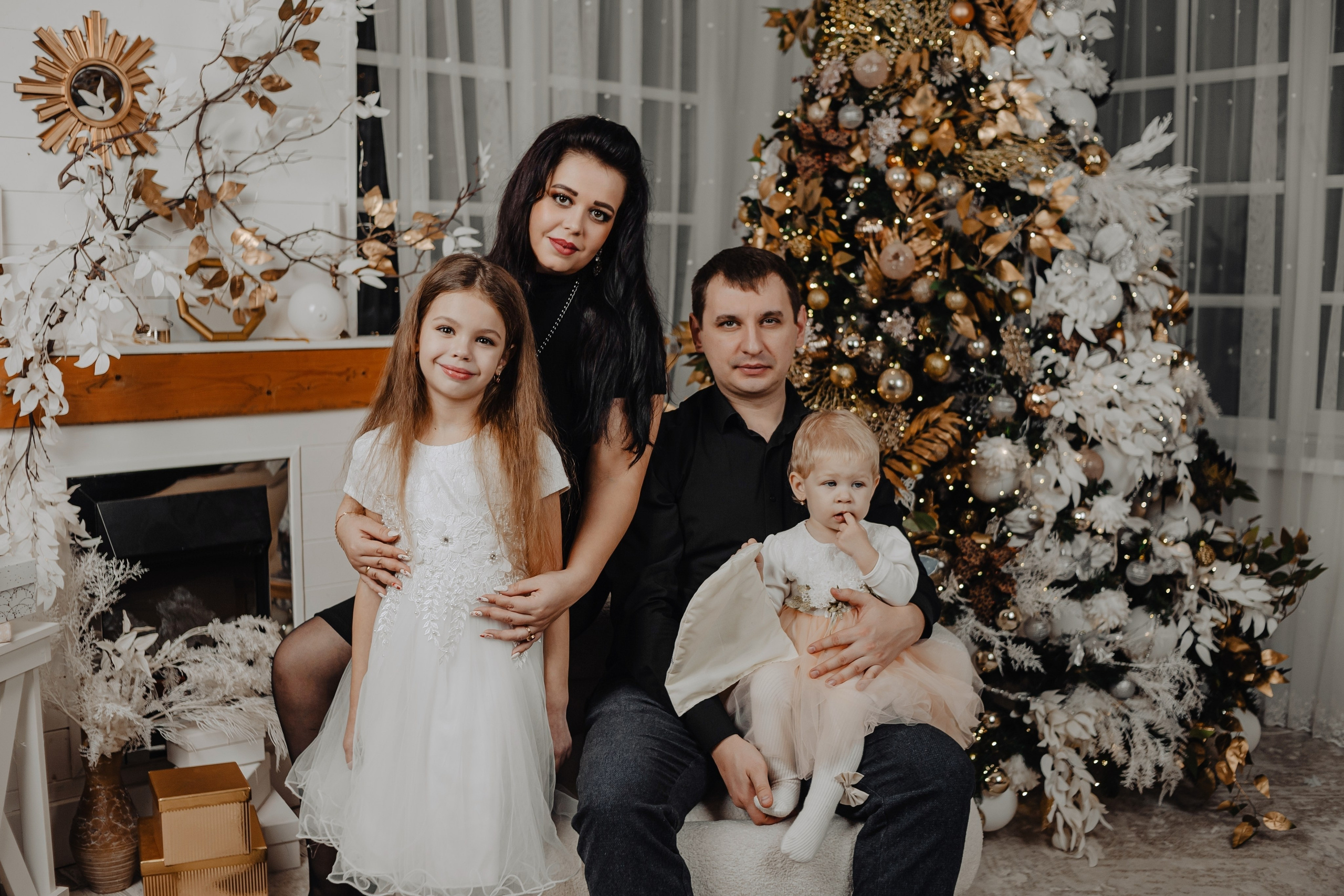 Оля с семьей. Фотограф Брянск