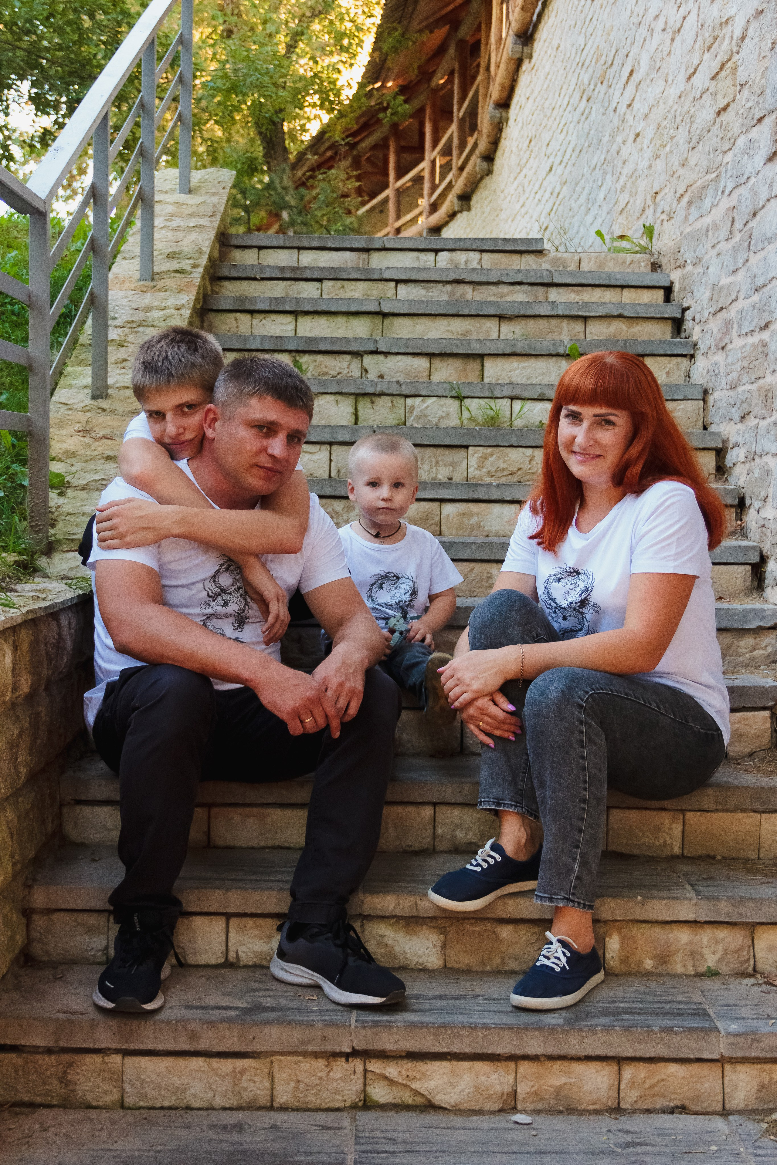 Семейная прогулка по Пскову. Фотограф Елена Зиновьева