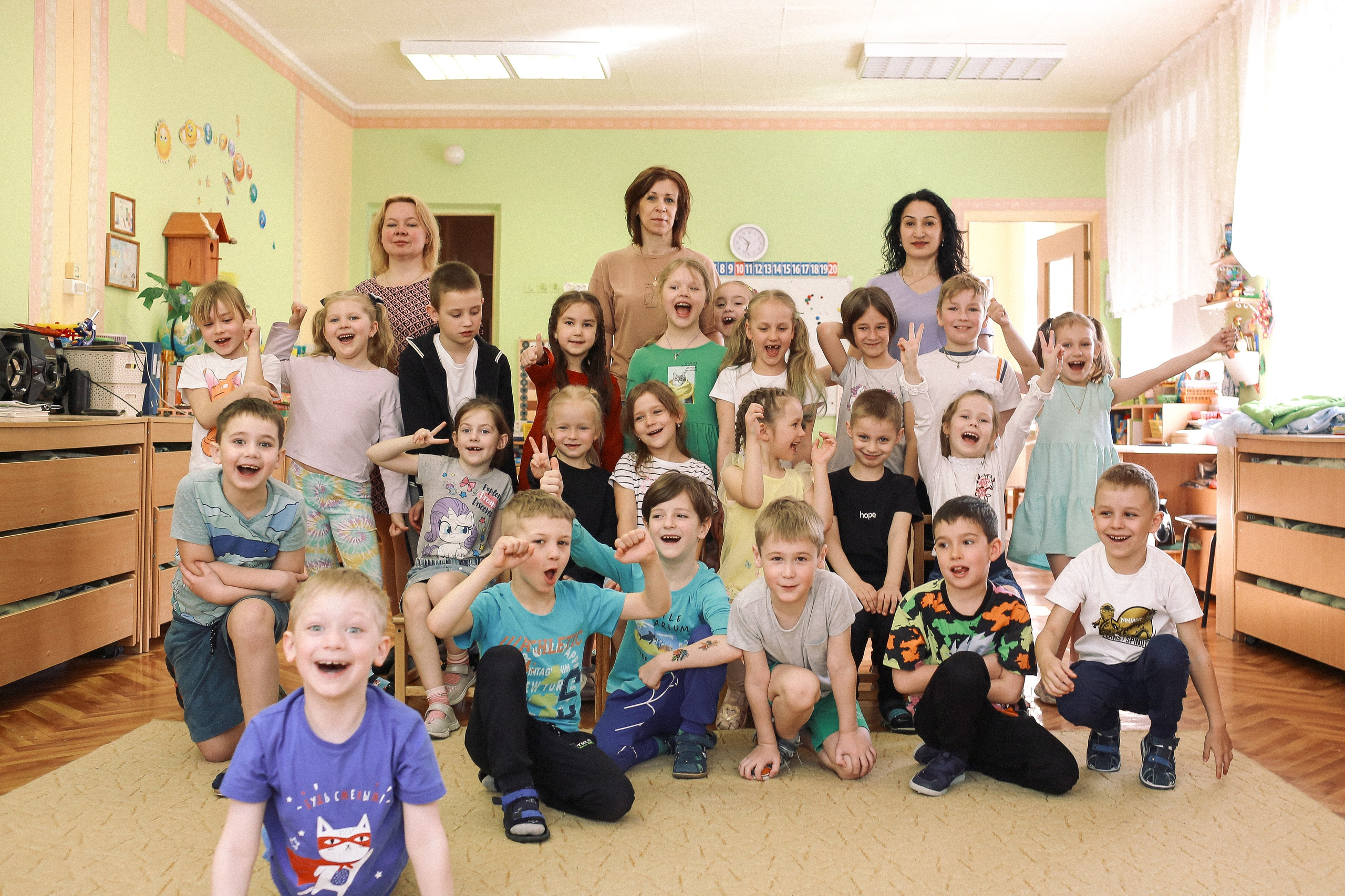 Детский садик будни. Съемки для жителей и гостей Петербурга